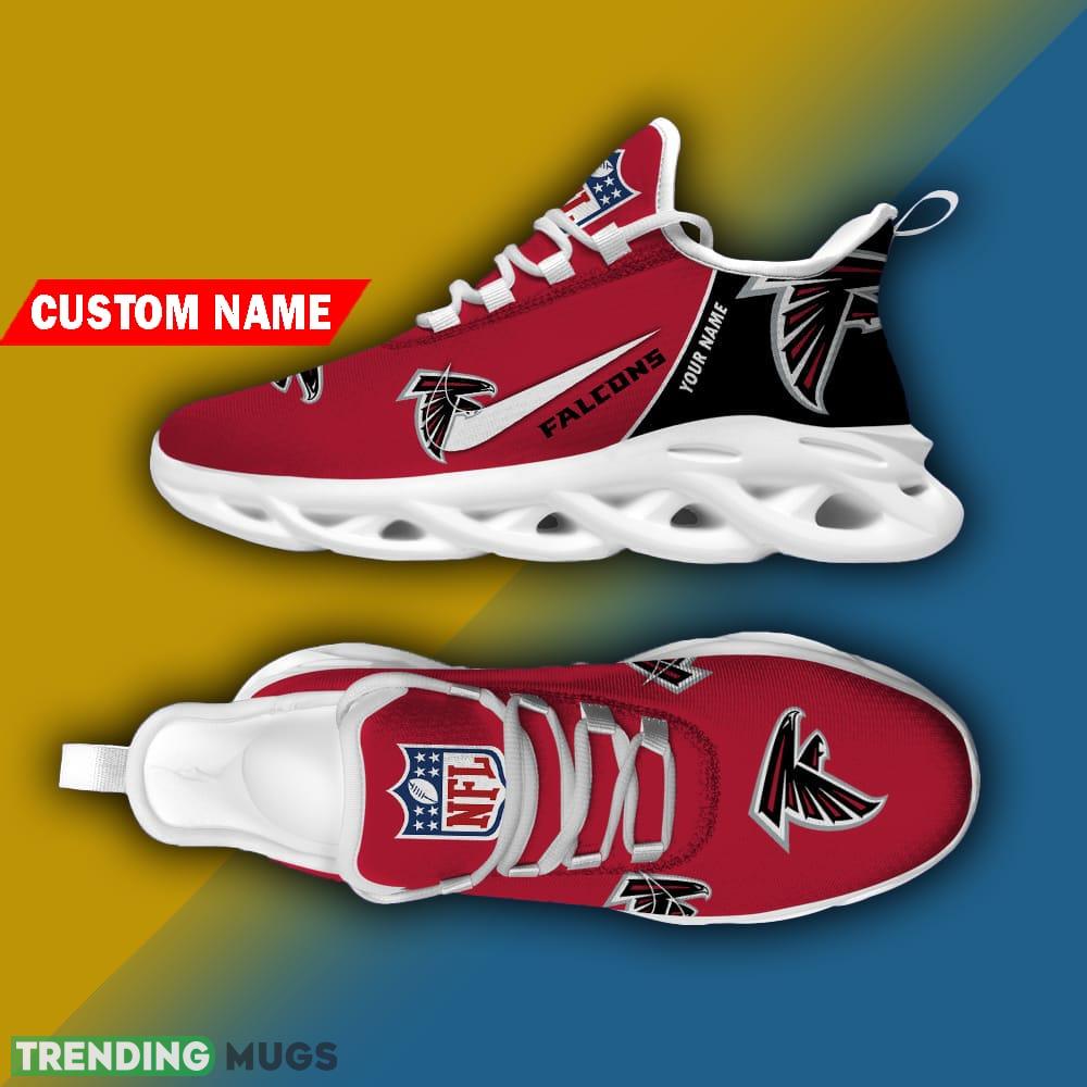 Atlanta Falcons Custom Name Luxury Brand NFL Max Soul Shoes Gift For Men Women Max Soul Atlanta Falcons Custom Name Luxury Brand NFL Max Soul Shoes Gift For Men Women Max Soul