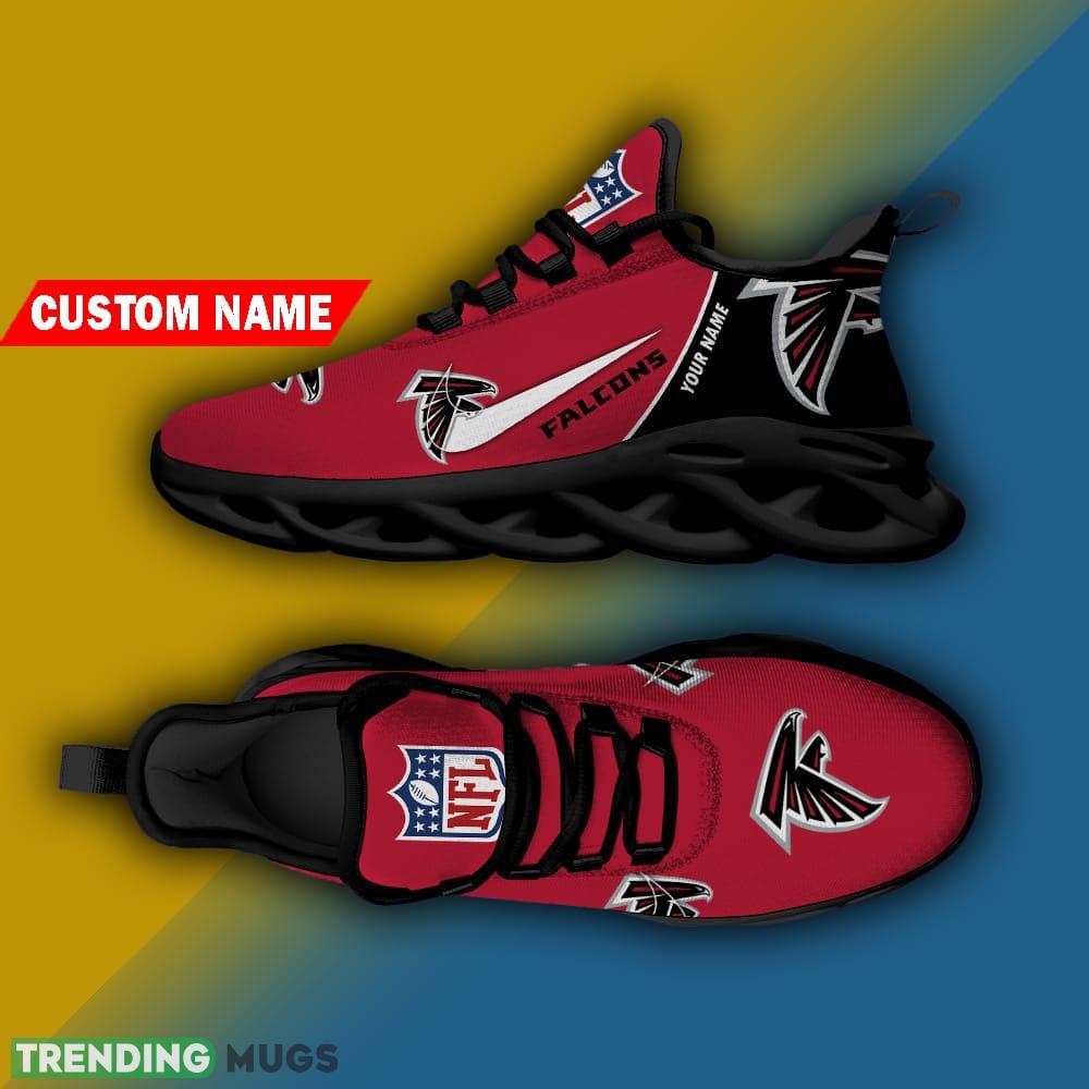 Atlanta Falcons Custom Name Luxury Brand NFL Max Soul Shoes Gift For Men Women Max Soul Atlanta Falcons Custom Name Luxury Brand NFL Max Soul Shoes Gift For Men Women Max Soul