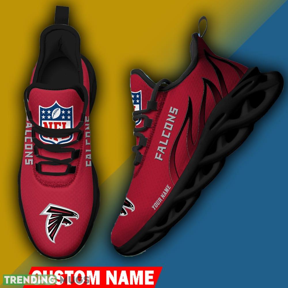 Atlanta Falcons Custom Name NFL Logo Flame Max Soul Shoes For Men Women - Atlanta Falcons Personalized NFL Logo Flame Max Soul Shoes_3 Atlanta Falcons Custom Name NFL Logo Flame Max Soul Shoes For Men Women - Atlanta Falcons Personalized NFL Logo Flame Max Soul Shoes_3