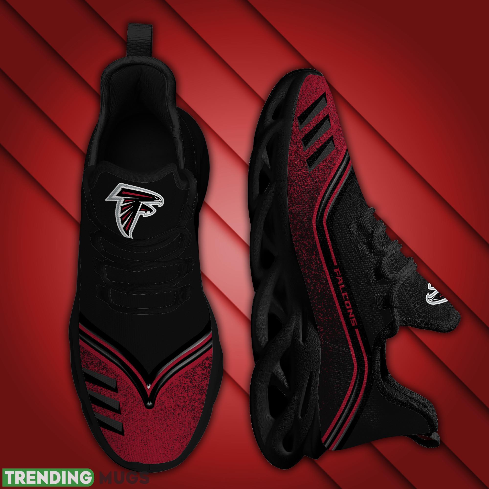 Atlanta Falcons Logo Border Running Sneaker Custom Name Max Soul Shoes Max Soul Atlanta Falcons Logo Border Running Sneaker Custom Name Max Soul Shoes Max Soul