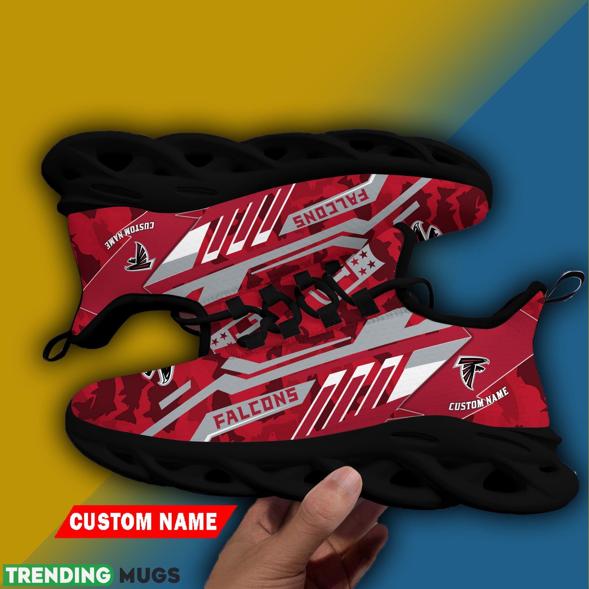 Atlanta Falcons NFL Personalized Name Max Soul Chunky Sneaker Camo Fishing Max Soul Atlanta Falcons NFL Personalized Name Max Soul Chunky Sneaker Camo Fishing Max Soul