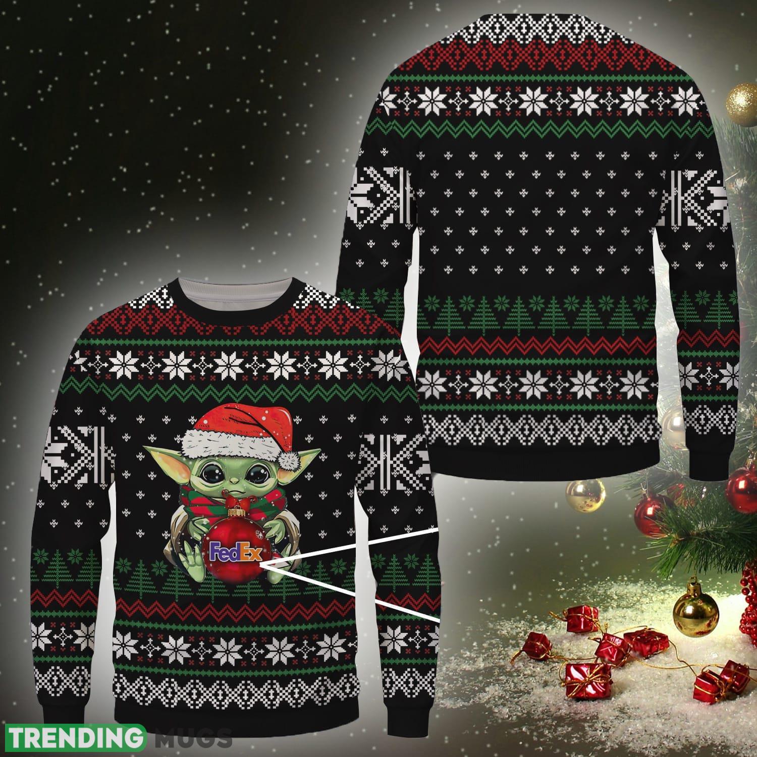Baby Yoda Hug Fedex Merry Ugly Christmas Sweater Gift For Men Women - Baby Yoda Hug Fedex Merry Ugly Christmas Sweater Gift For Men Women Baby Yoda Hug Fedex Merry Ugly Christmas Sweater Gift For Men Women - Baby Yoda Hug Fedex Merry Ugly Christmas Sweater Gift For Men Women