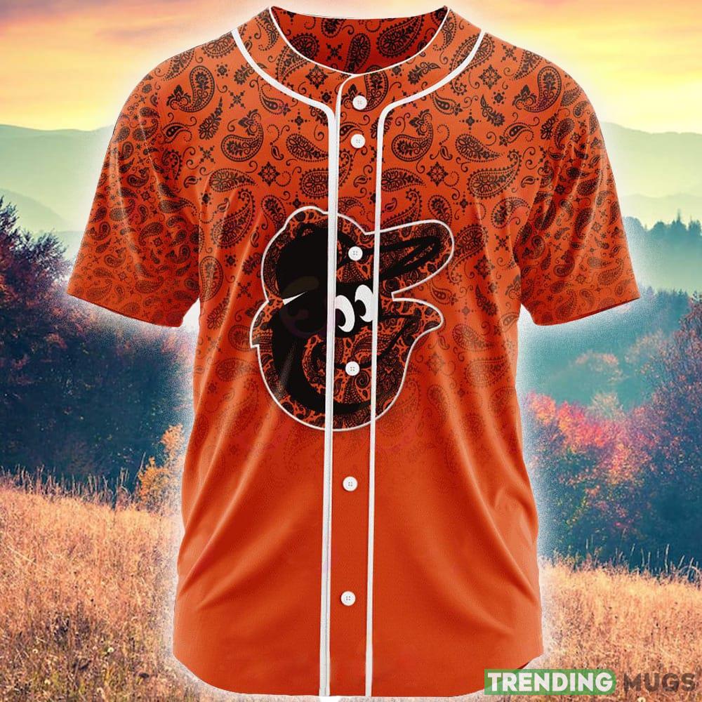 Baltimore Orioles Design MLB Jersey Shirt Custom Number And Name For Men And Women Gift Fans - Baltimore Orioles-CUSTOM MLB Paisley Pattern Jersey_1 Baltimore Orioles Design MLB Jersey Shirt Custom Number And Name For Men And Women Gift Fans - Baltimore Orioles-CUSTOM MLB Paisley Pattern Jersey_1