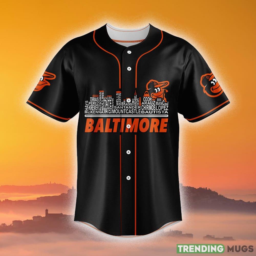 Baltimore Orioles MLB Jersey Shirt Custom Number And Name For Men And Women Gift Fans Football Jersey Baltimore Orioles MLB Jersey Shirt Custom Number And Name For Men And Women Gift Fans Football Jersey