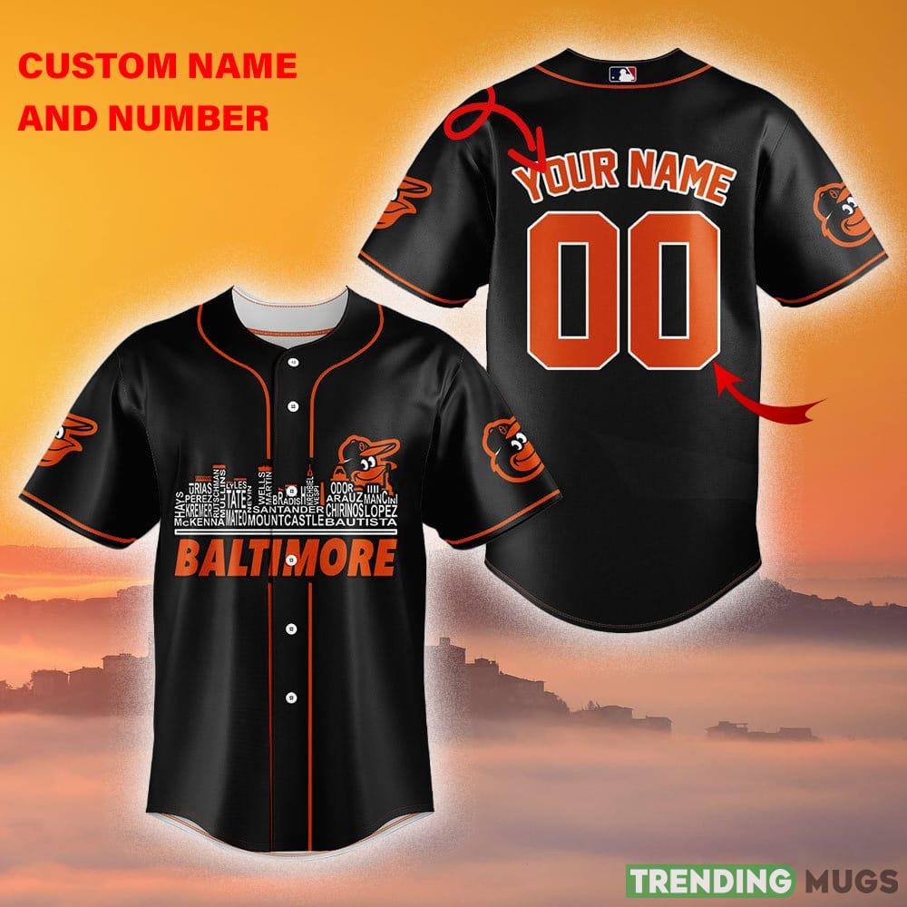 Baltimore Orioles MLB Jersey Shirt Custom Number And Name For Men And Women Gift Fans - Baltimore Orioles-MLB Teams Custom Name And Number Baseball Jersey_1 Baltimore Orioles MLB Jersey Shirt Custom Number And Name For Men And Women Gift Fans - Baltimore Orioles-MLB Teams Custom Name And Number Baseball Jersey_1