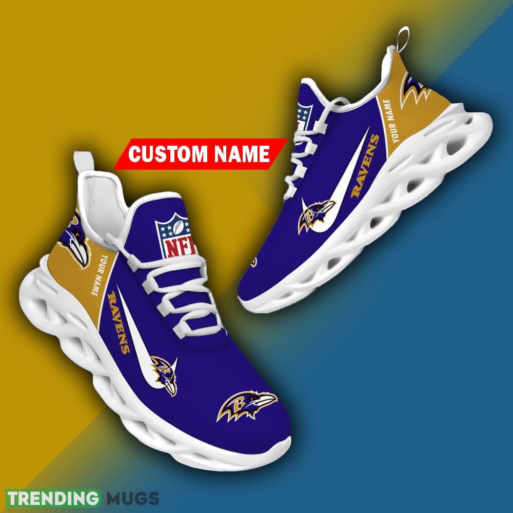 Baltimore Ravens Custom Name Luxury Brand NFL Max Soul Shoes Gift For Men Women - Baltimore Ravens Custom Name Luxury Brand NFL Max Soul Shoes Gift For Men Women_3 Baltimore Ravens Custom Name Luxury Brand NFL Max Soul Shoes Gift For Men Women - Baltimore Ravens Custom Name Luxury Brand NFL Max Soul Shoes Gift For Men Women_3