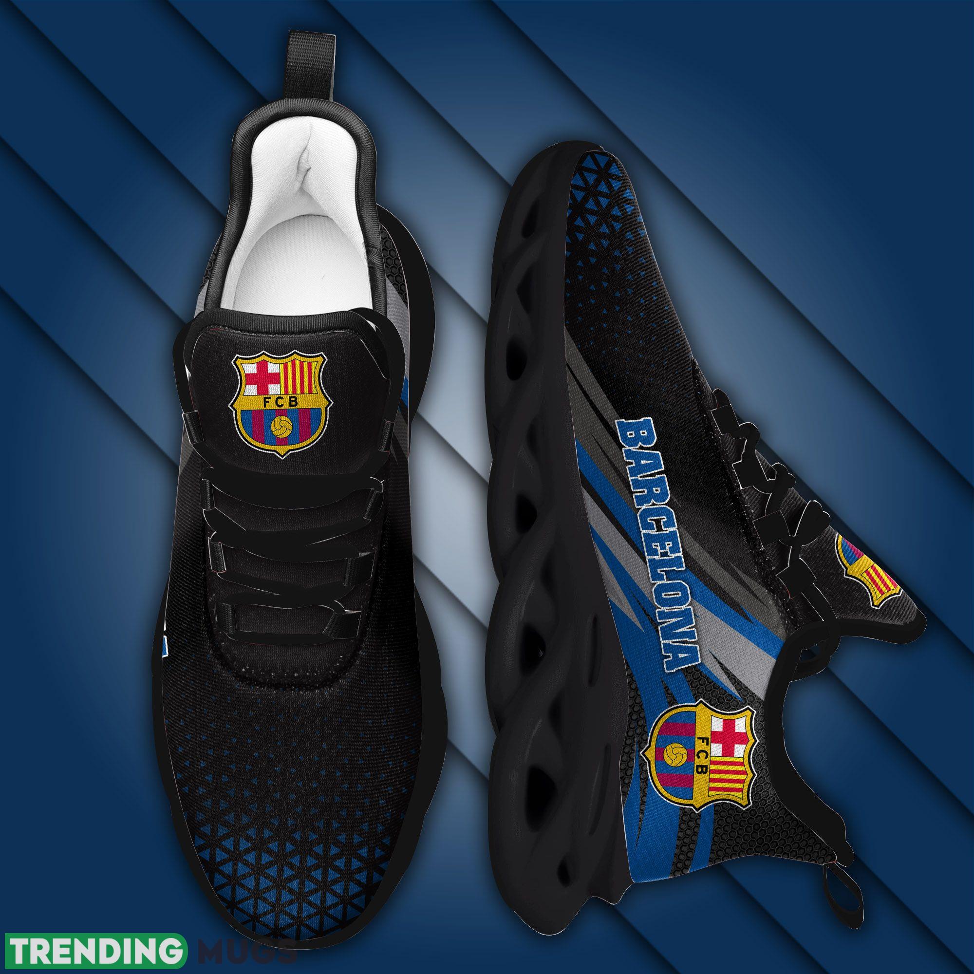 Barcelona Logo Triangle Running Sneaker Custom Name Max Soul Shoes Max Soul Barcelona Logo Triangle Running Sneaker Custom Name Max Soul Shoes Max Soul