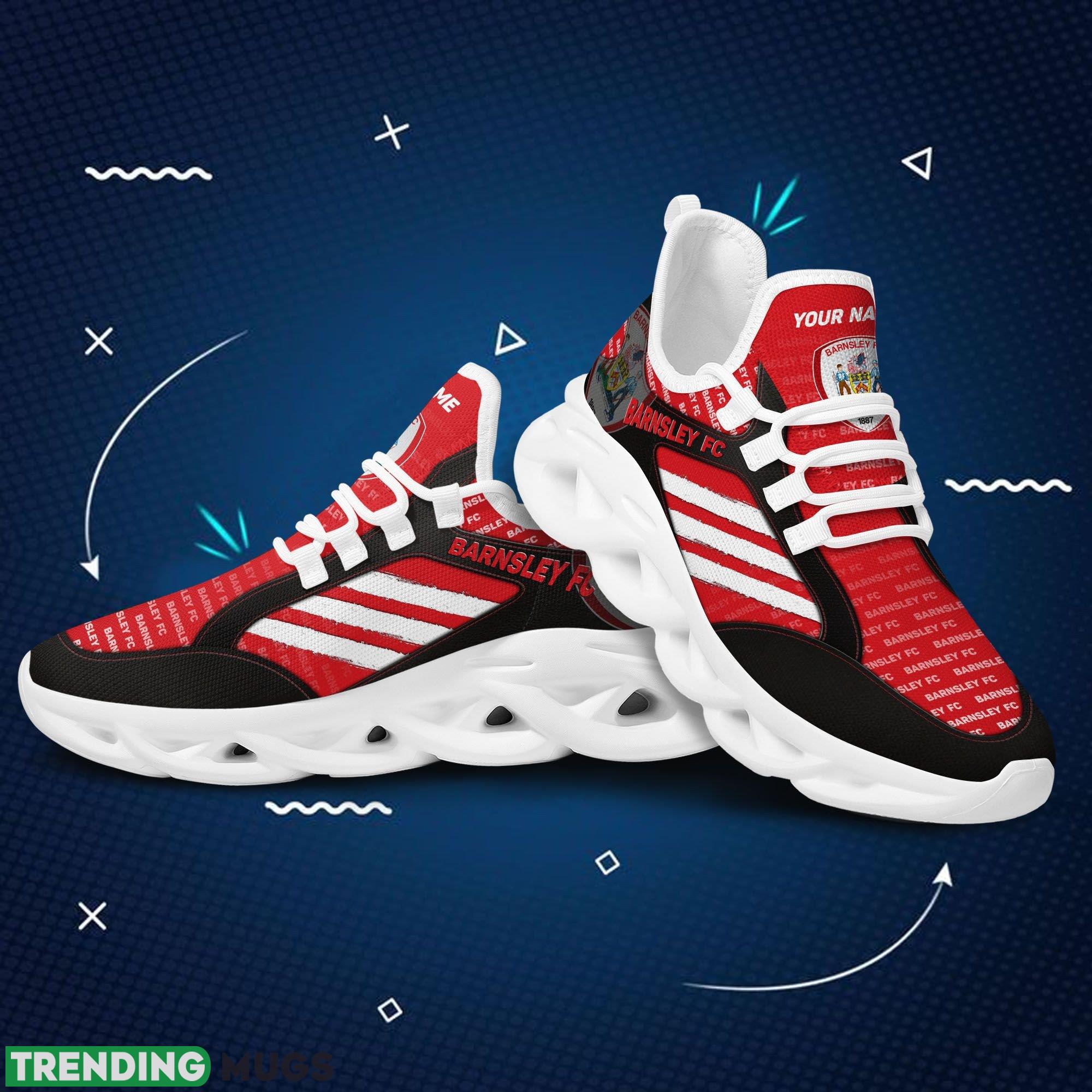 Barnsley Logo Stripe Running Sneaker Custom Name Max Soul Shoes - Barnsley Logo Stripe Pattern Custom Name 3D Max Soul Sneaker Shoes_1 Barnsley Logo Stripe Running Sneaker Custom Name Max Soul Shoes - Barnsley Logo Stripe Pattern Custom Name 3D Max Soul Sneaker Shoes_1