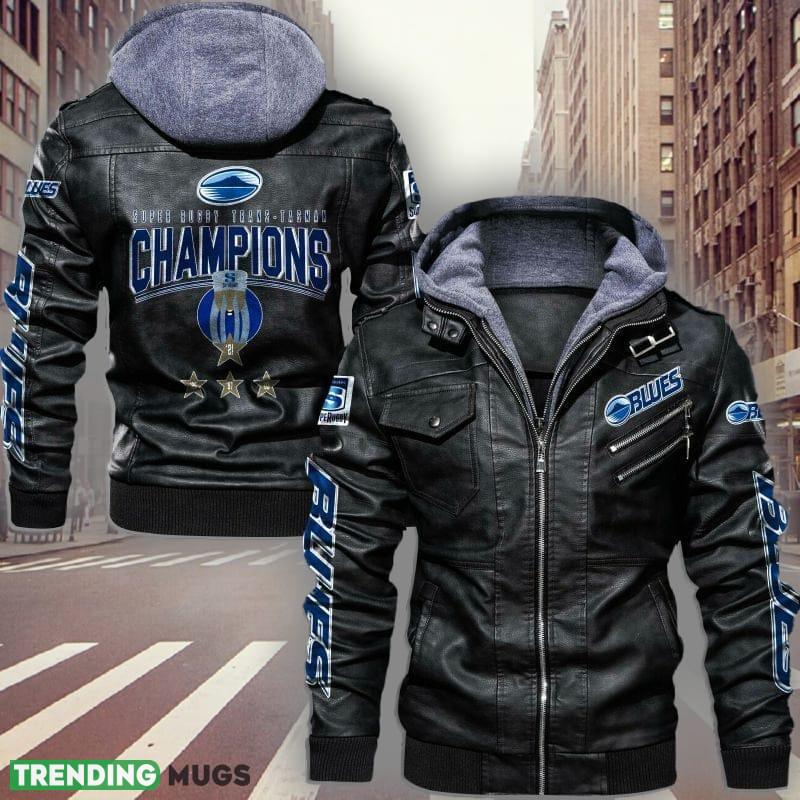 Blues Super Rugby Design 5 Teams Logo Brown And Black Leather Jacket - Blues Super Rugby Leather Jacket_1 Blues Super Rugby Design 5 Teams Logo Brown And Black Leather Jacket - Blues Super Rugby Leather Jacket_1