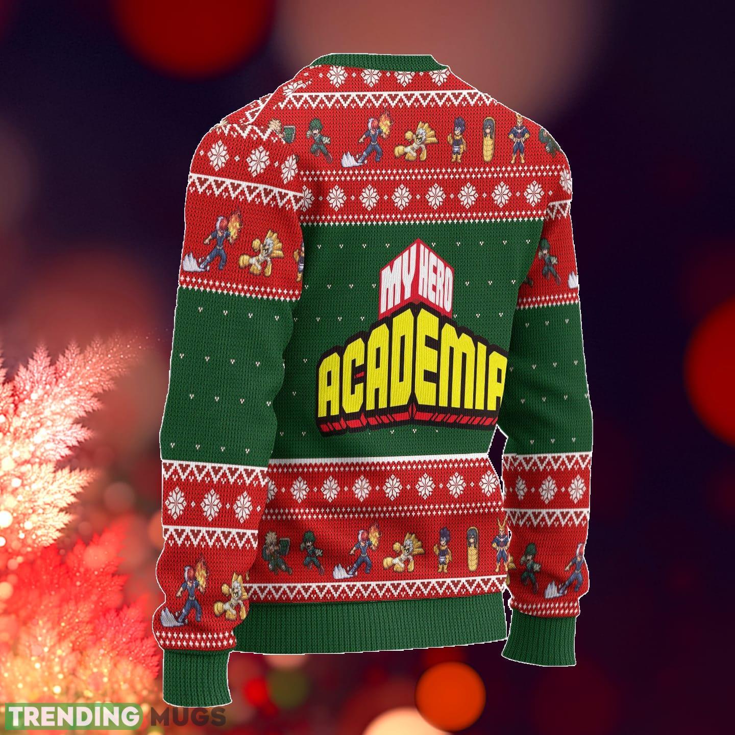 BNHA My Hero Academia Anime Xmas Ideas Ugly Christmas Sweater Gift Thanksgiving 3D Sweater BNHA My Hero Academia Anime Xmas Ideas Ugly Christmas Sweater Gift Thanksgiving 3D Sweater