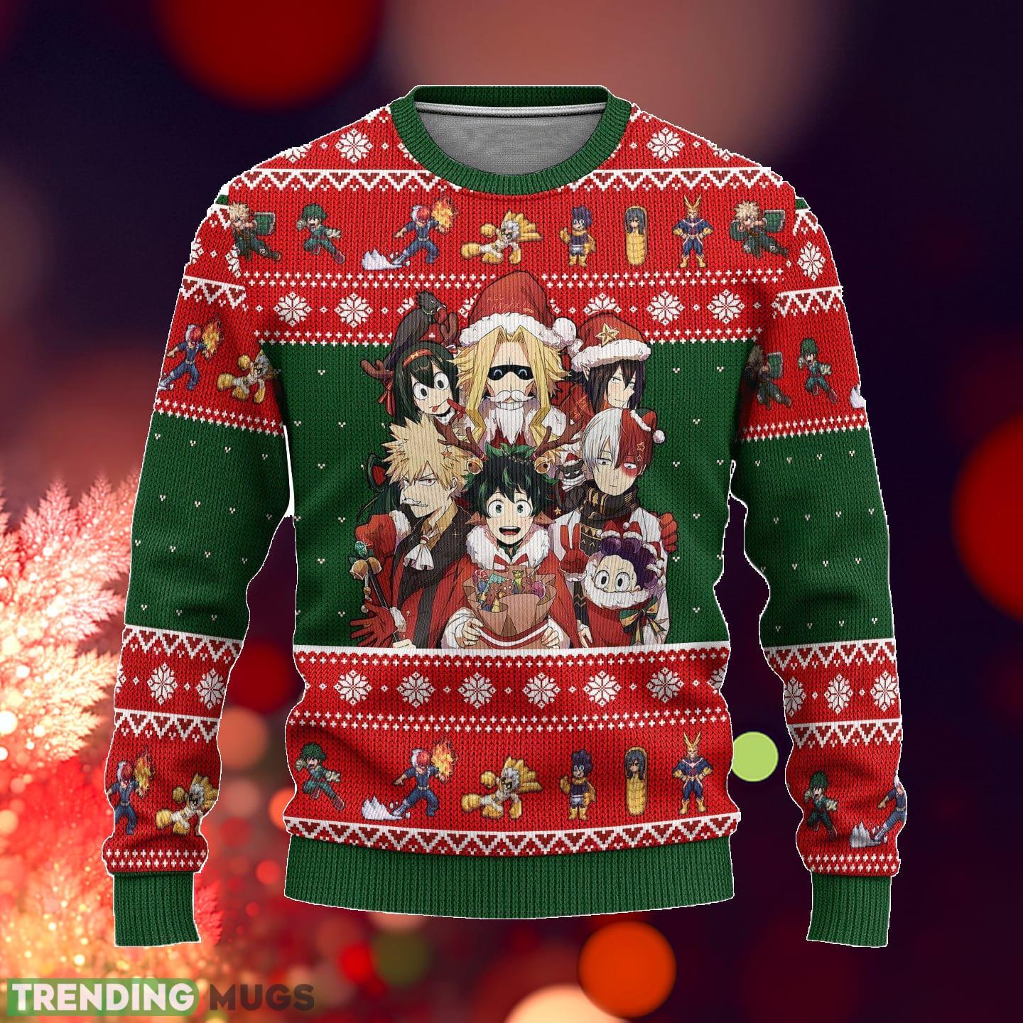 BNHA My Hero Academia Anime Xmas Ideas Ugly Christmas Sweater Gift Thanksgiving - BNHA My Hero Academia Anime Xmas Ideas Ugly Christmas Sweater Gift Thanksgiving_1 BNHA My Hero Academia Anime Xmas Ideas Ugly Christmas Sweater Gift Thanksgiving - BNHA My Hero Academia Anime Xmas Ideas Ugly Christmas Sweater Gift Thanksgiving_1
