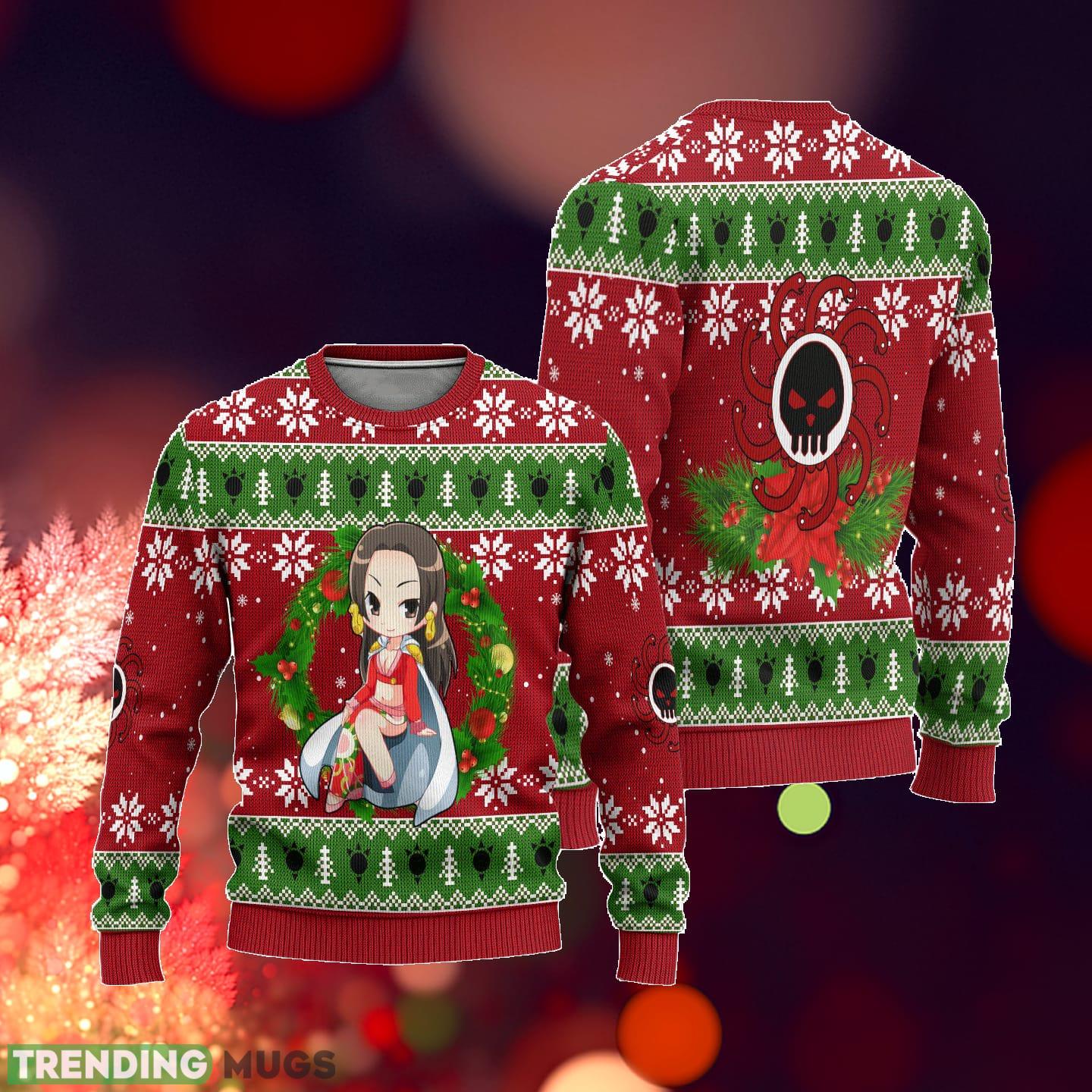 Boa Hancock One Piece Anime Xmas Ideas Ugly Christmas Sweater Gift Thanksgiving 3D Sweater Boa Hancock One Piece Anime Xmas Ideas Ugly Christmas Sweater Gift Thanksgiving 3D Sweater