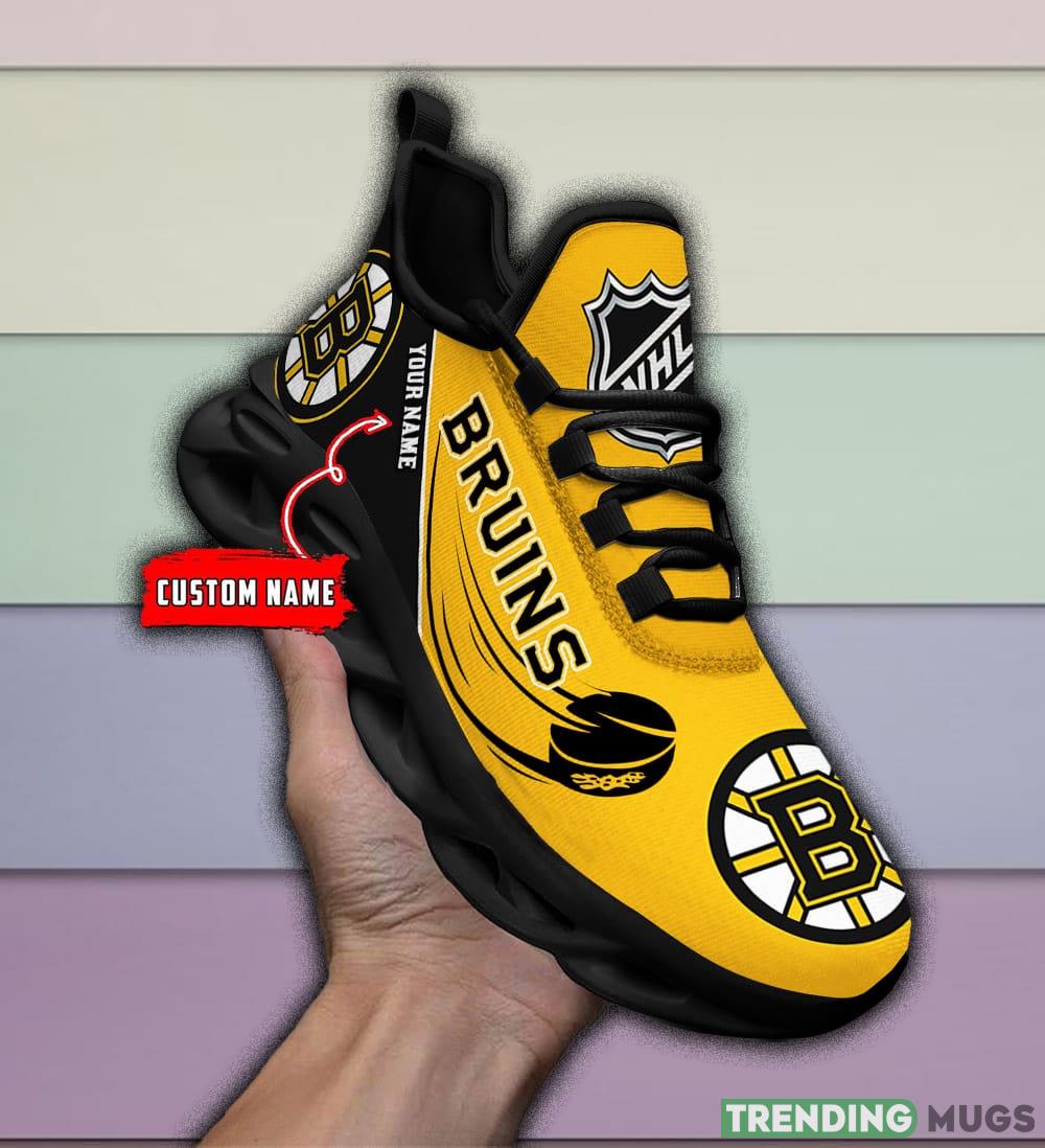 Boston Bruins NHL New Max Soul Shoes Custom Name For Men And Women Running Sneakers - Boston Bruins-Personalized NHL New Max Soul Shoes_1 Boston Bruins NHL New Max Soul Shoes Custom Name For Men And Women Running Sneakers - Boston Bruins-Personalized NHL New Max Soul Shoes_1
