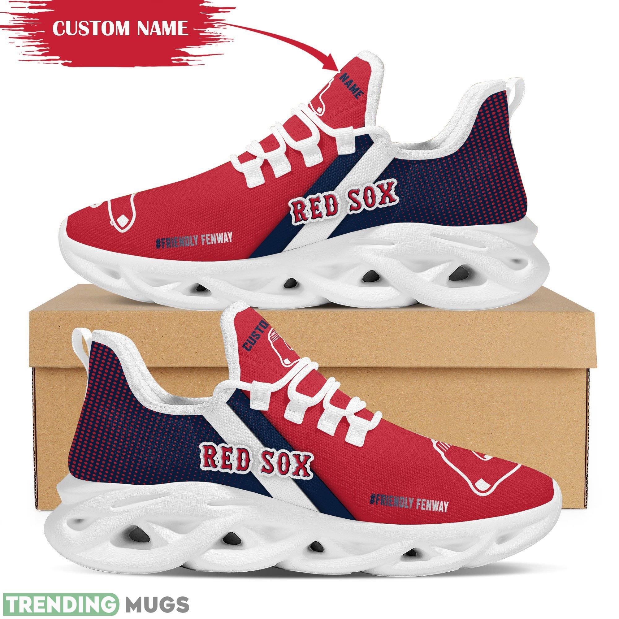 Boston Red Sox Logo Custom Name Running Sneaker Max Soul Shoes - Boston Red Sox Logo Custom Name Pattern 3D Max Soul Sneaker Shoes_1 Boston Red Sox Logo Custom Name Running Sneaker Max Soul Shoes - Boston Red Sox Logo Custom Name Pattern 3D Max Soul Sneaker Shoes_1