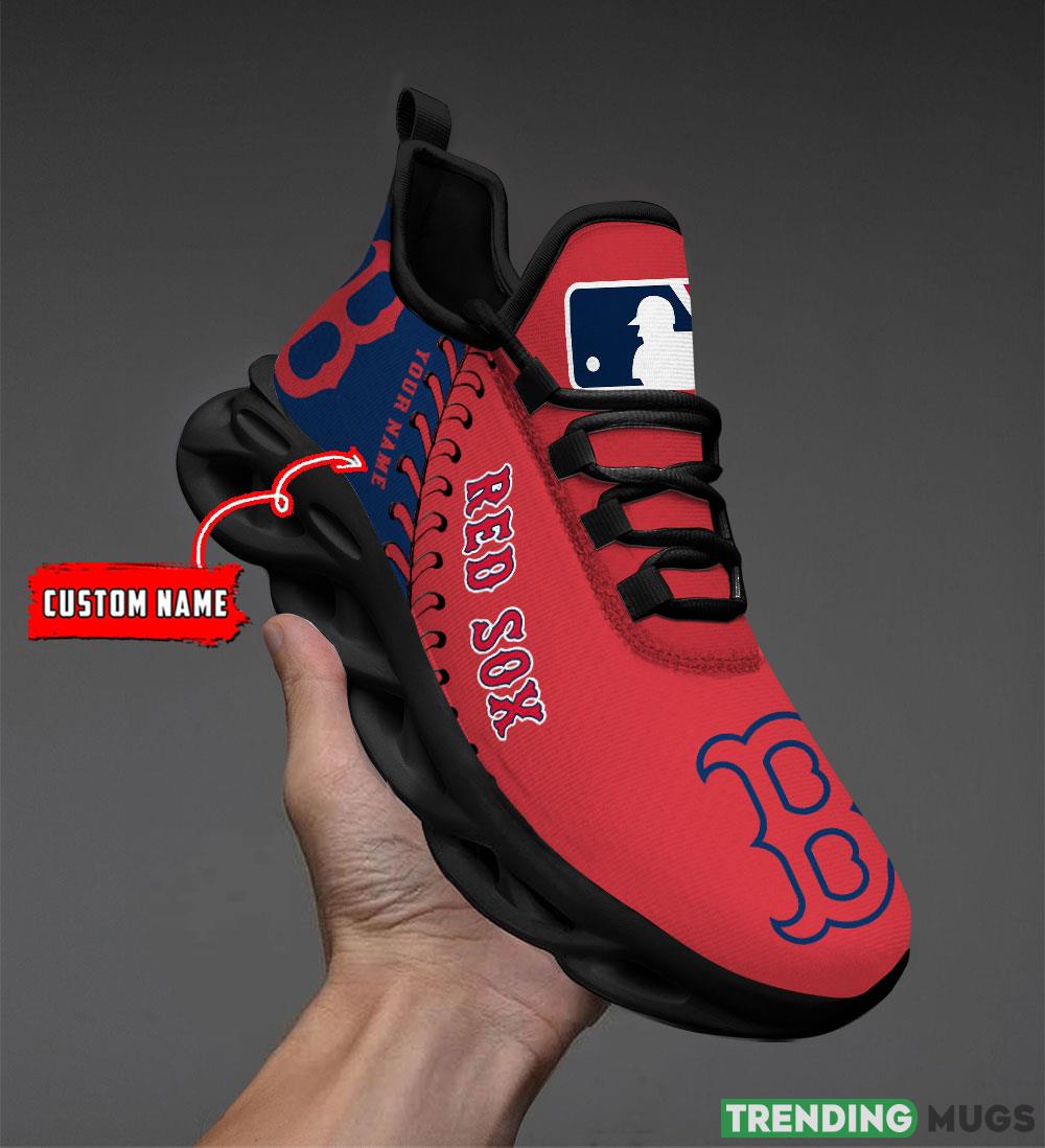 Boston Red Sox MLB MAX SOUL SHOES Custom Name For Men And Women Running Sneakers Max Soul Boston Red Sox MLB MAX SOUL SHOES Custom Name For Men And Women Running Sneakers Max Soul