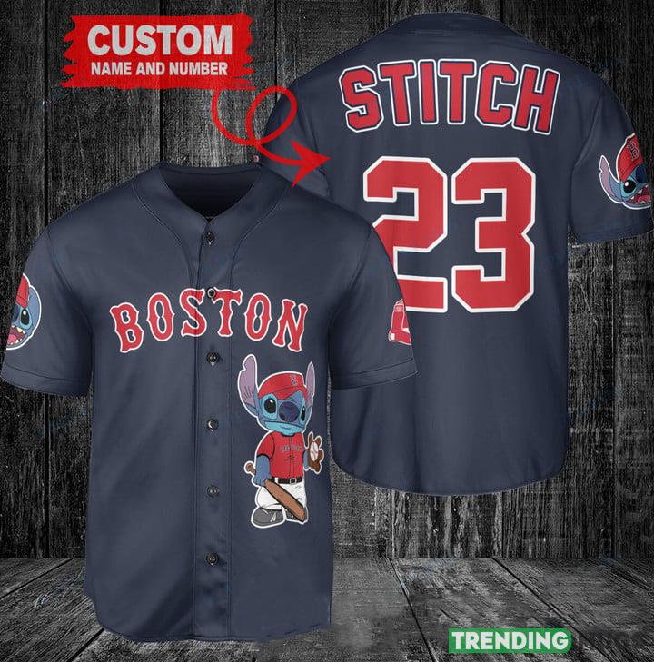Boston Red Sox MLB Stitch Baseball Jersey Shirt Design 5 Custom Number And Name Gift For Men And Women Fans - Boston Red Sox-CUSTOM MLB Stitch Baseball Jersey_1 Boston Red Sox MLB Stitch Baseball Jersey Shirt Design 5 Custom Number And Name Gift For Men And Women Fans - Boston Red Sox-CUSTOM MLB Stitch Baseball Jersey_1