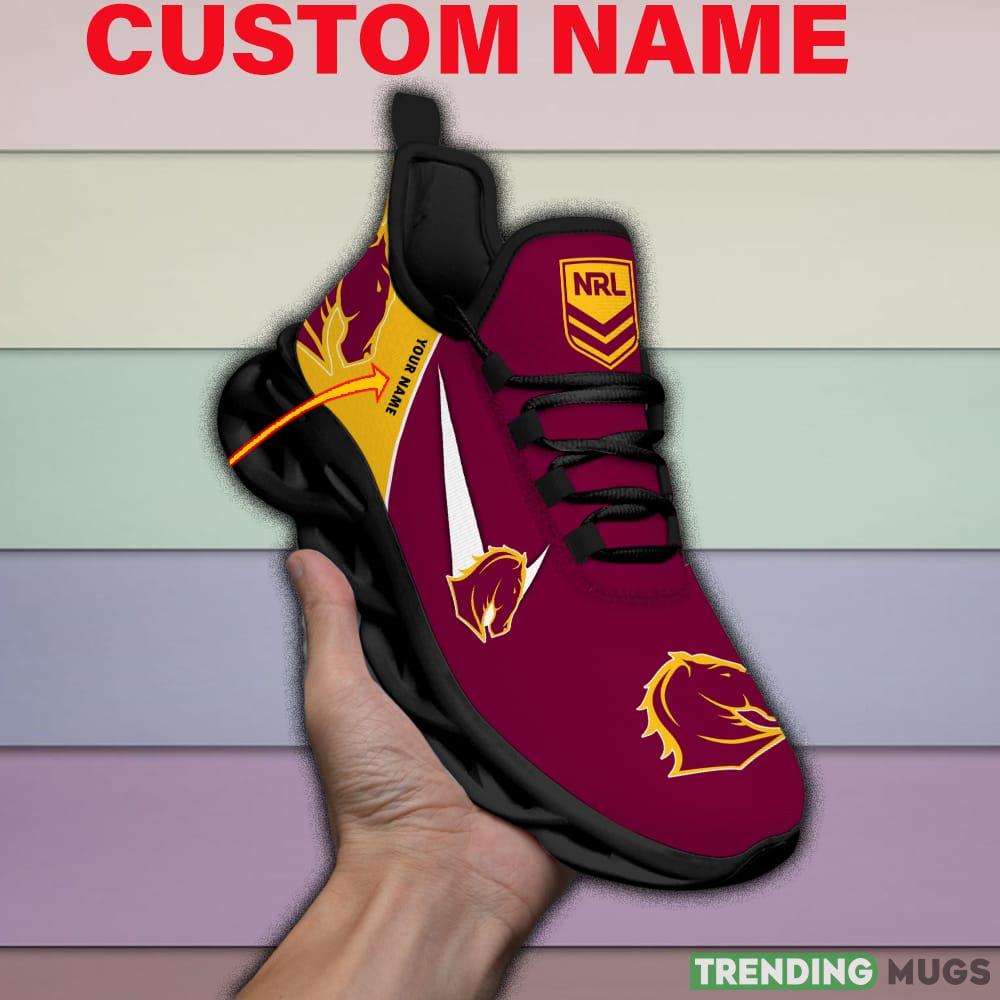 Brisbane Broncos NRL MAX SOUL SHOES Custom Name For Men And Women Running Sneakers - Brisbane Broncos-Personalized NRL MAX SOUL SHOES_1 Brisbane Broncos NRL MAX SOUL SHOES Custom Name For Men And Women Running Sneakers - Brisbane Broncos-Personalized NRL MAX SOUL SHOES_1