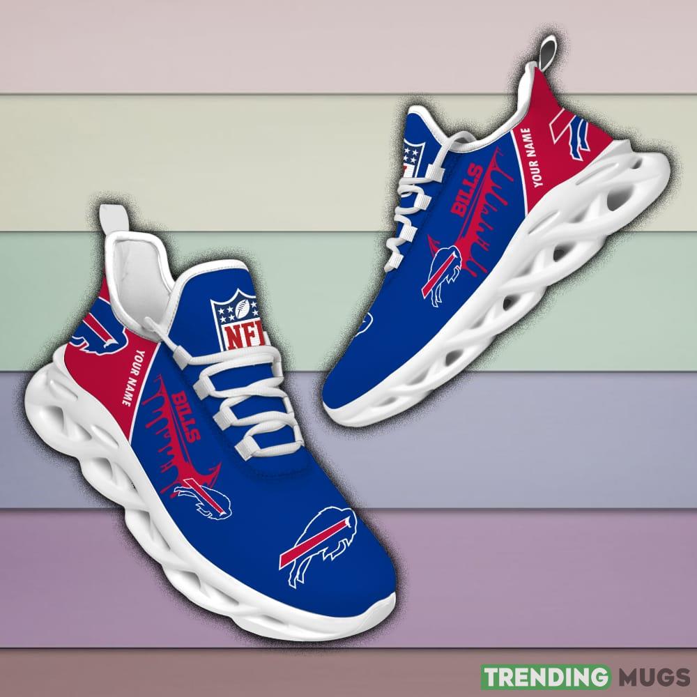 Buffalo Bills Drip Logo NFL Max Soul Shoes Custom Name For Men And Women Running Sneakers Max Soul Buffalo Bills Drip Logo NFL Max Soul Shoes Custom Name For Men And Women Running Sneakers Max Soul