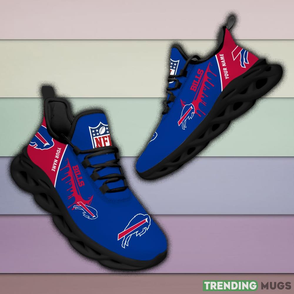 Buffalo Bills Drip Logo NFL Max Soul Shoes Custom Name For Men And Women Running Sneakers Max Soul Buffalo Bills Drip Logo NFL Max Soul Shoes Custom Name For Men And Women Running Sneakers Max Soul