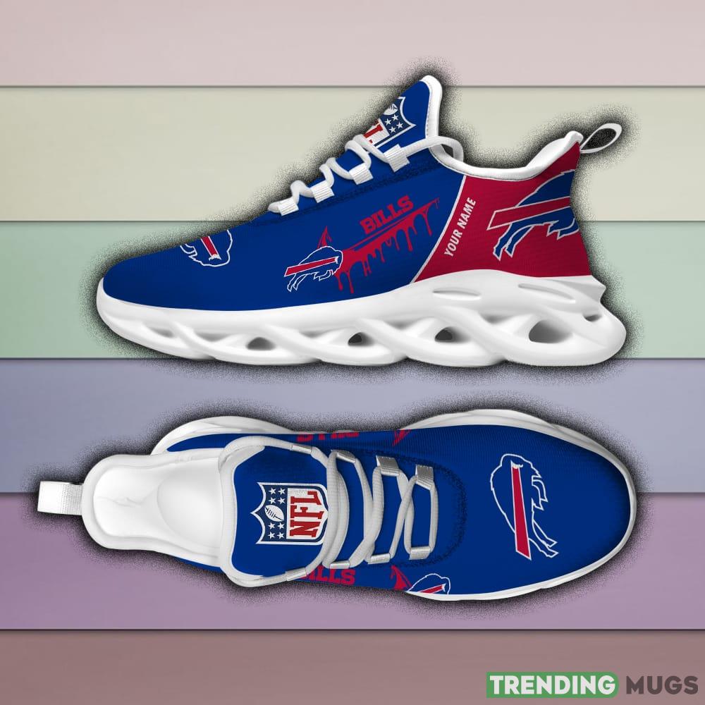 Buffalo Bills Drip Logo NFL Max Soul Shoes Custom Name For Men And Women Running Sneakers Max Soul Buffalo Bills Drip Logo NFL Max Soul Shoes Custom Name For Men And Women Running Sneakers Max Soul