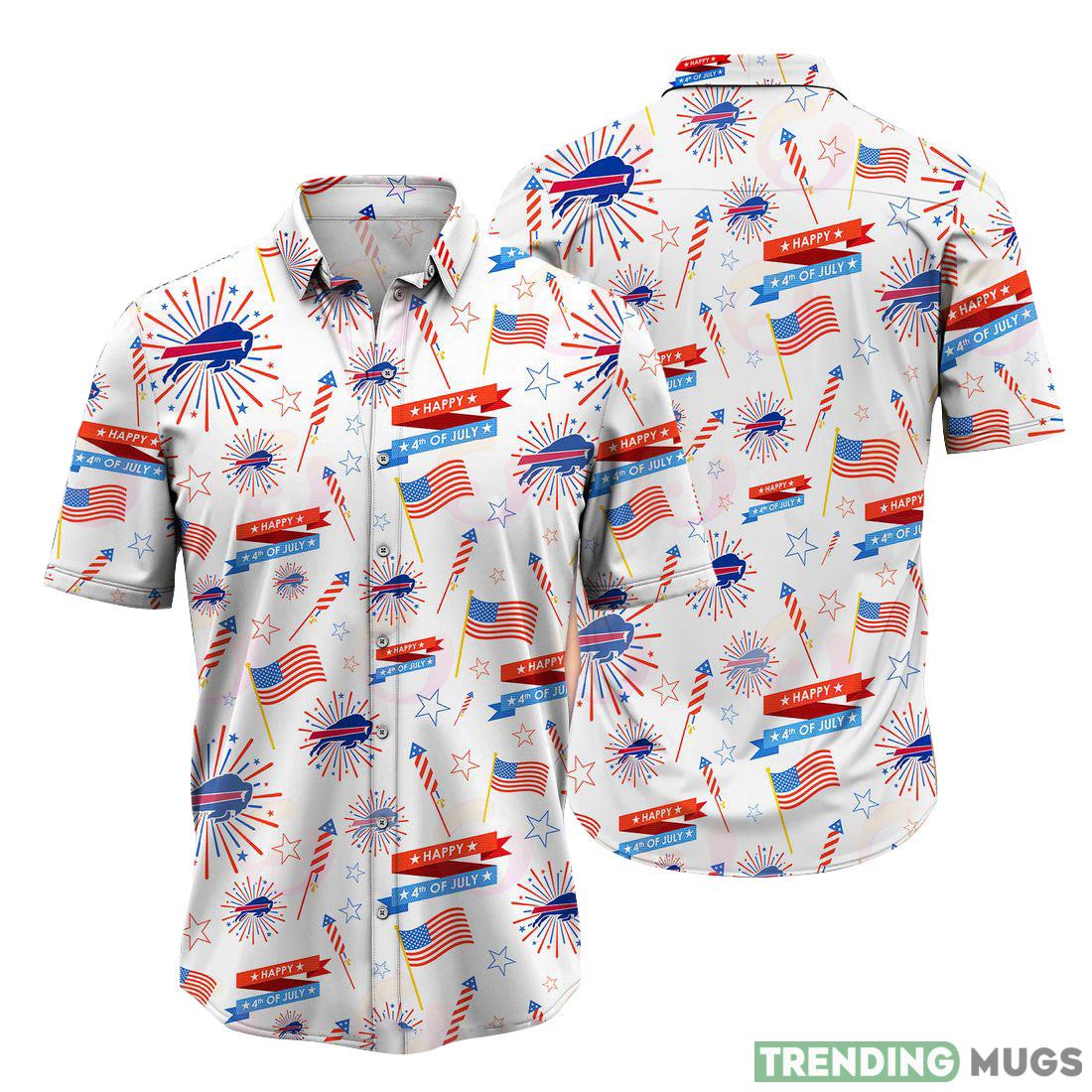 Buffalo Bills NFL Design 2 Beach Hawaiian Shirt Men And Women For Fans Gift - Buffalo Bills NFL Happy 4th Of July Hawaiian Shirt_1 Buffalo Bills NFL Design 2 Beach Hawaiian Shirt Men And Women For Fans Gift - Buffalo Bills NFL Happy 4th Of July Hawaiian Shirt_1