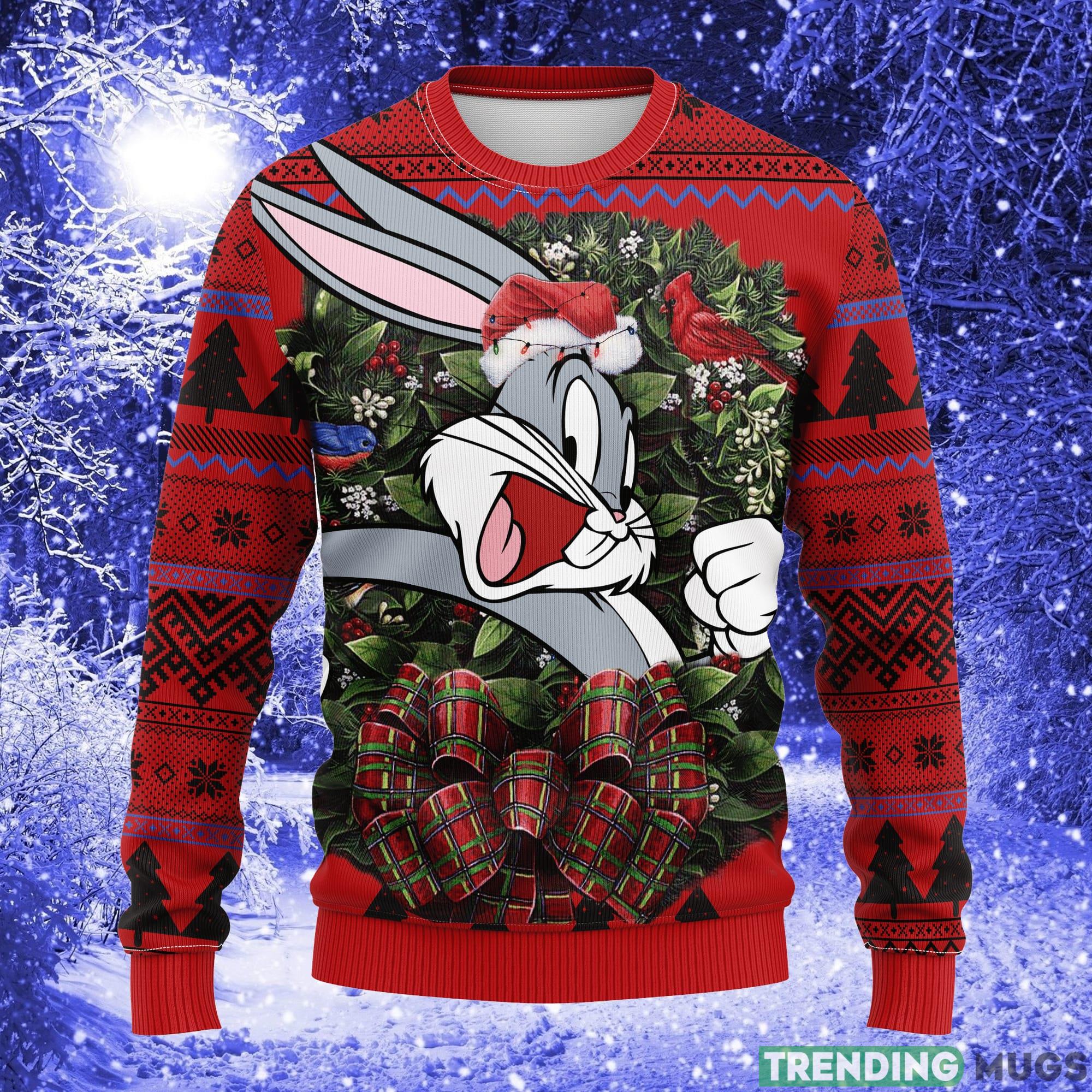 Bugs Bunny Porky Pig Daffy Duck Cartoon Mc Thanksgiving Women Mens Ugly Christmas Sweater - Bugs Bunny Porky Pig Daffy Duck Cartoon Mc Ugly Christmas Sweater Thanksgiving Gift_1 Bugs Bunny Porky Pig Daffy Duck Cartoon Mc Thanksgiving Women Mens Ugly Christmas Sweater - Bugs Bunny Porky Pig Daffy Duck Cartoon Mc Ugly Christmas Sweater Thanksgiving Gift_1