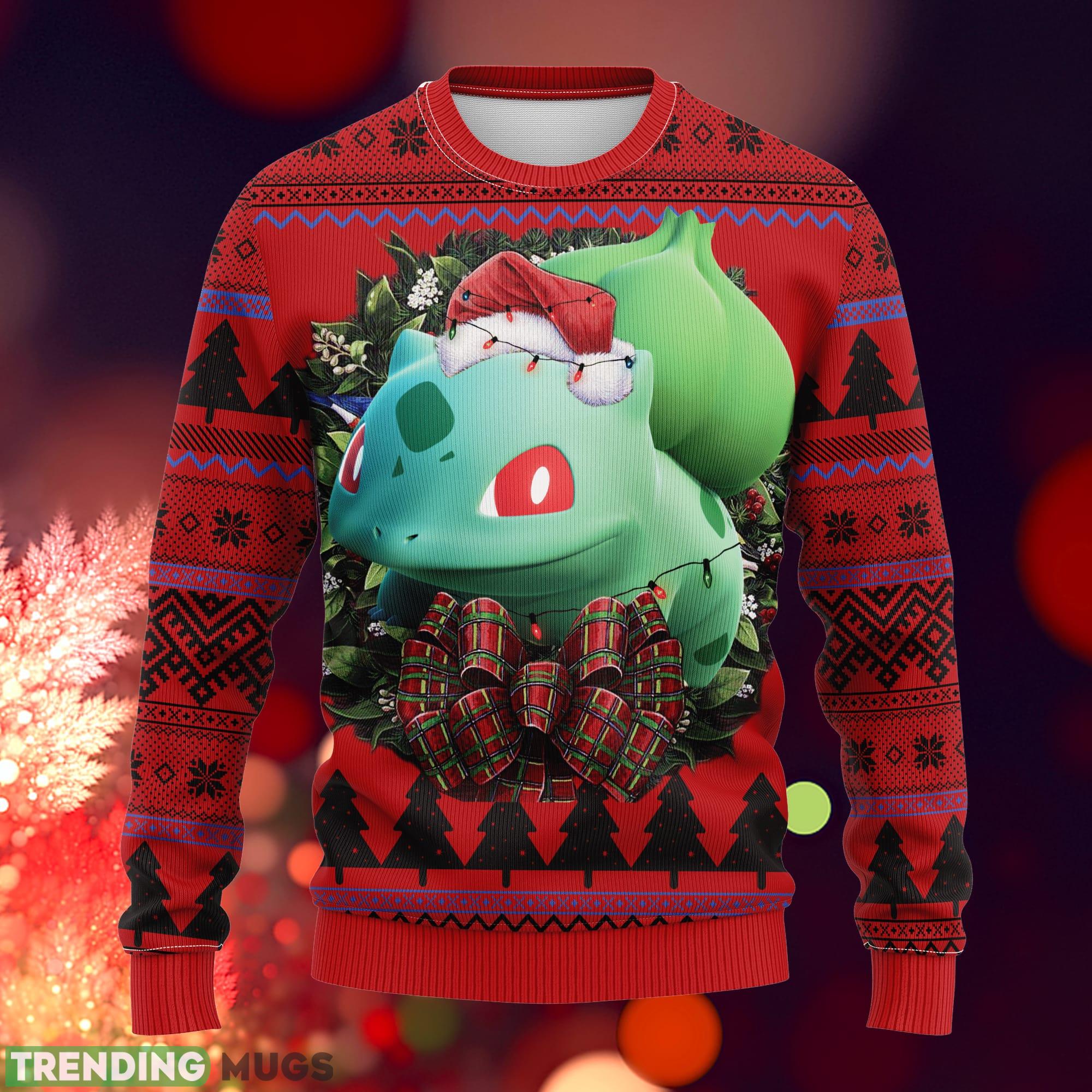 Bulbasaur Pokemon Noel Ideas Ugly Christmas Sweater Gift Thanksgiving - Bulbasaur Pokemon Noel Ideas Ugly Christmas Sweater Gift Thanksgiving_1 Bulbasaur Pokemon Noel Ideas Ugly Christmas Sweater Gift Thanksgiving - Bulbasaur Pokemon Noel Ideas Ugly Christmas Sweater Gift Thanksgiving_1