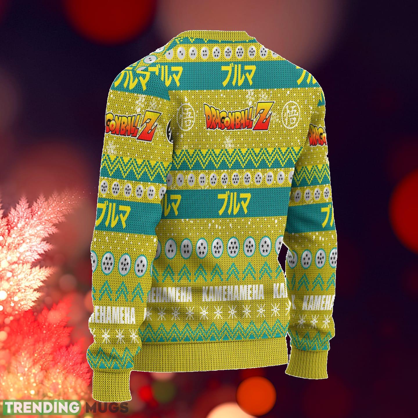 Bulma Anime Dragon Ball Z Xmas Ideas Ugly Christmas Sweater Gift Thanksgiving 3D Sweater Bulma Anime Dragon Ball Z Xmas Ideas Ugly Christmas Sweater Gift Thanksgiving 3D Sweater