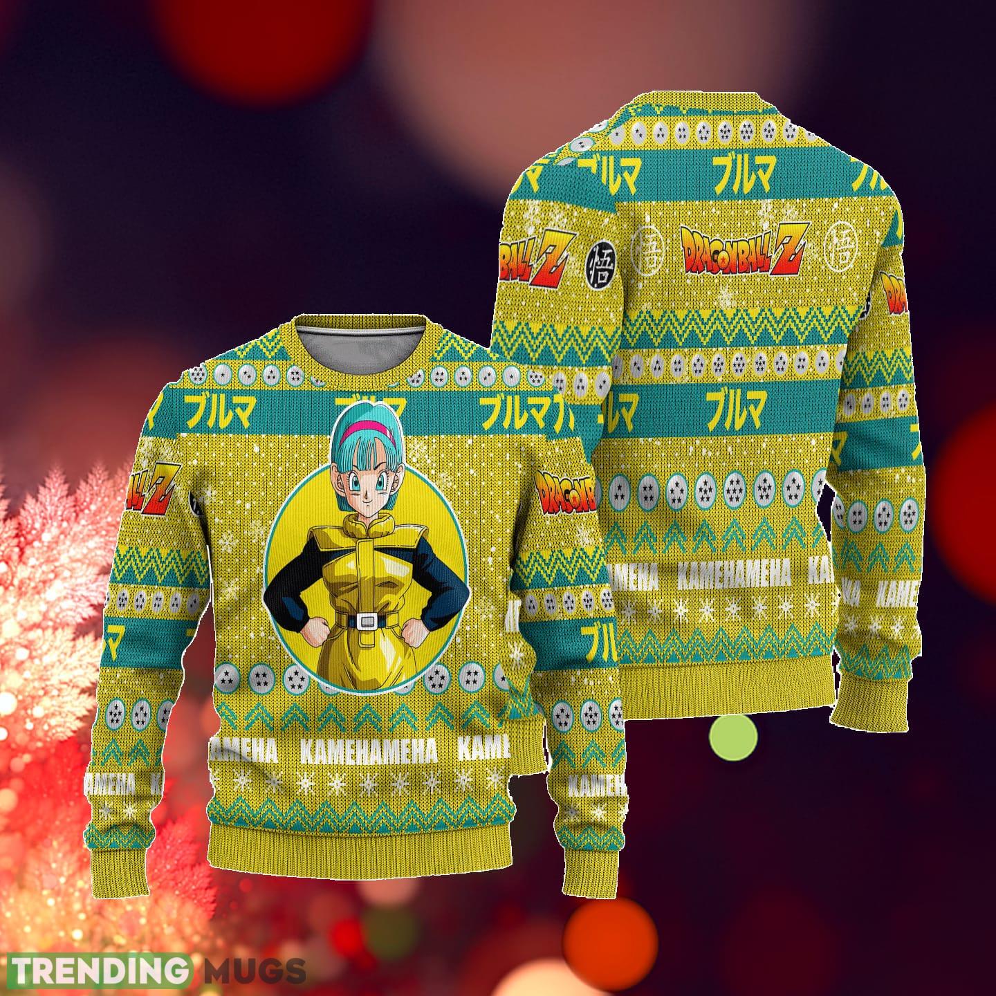 Bulma Anime Dragon Ball Z Xmas Ideas Ugly Christmas Sweater Gift Thanksgiving 3D Sweater Bulma Anime Dragon Ball Z Xmas Ideas Ugly Christmas Sweater Gift Thanksgiving 3D Sweater