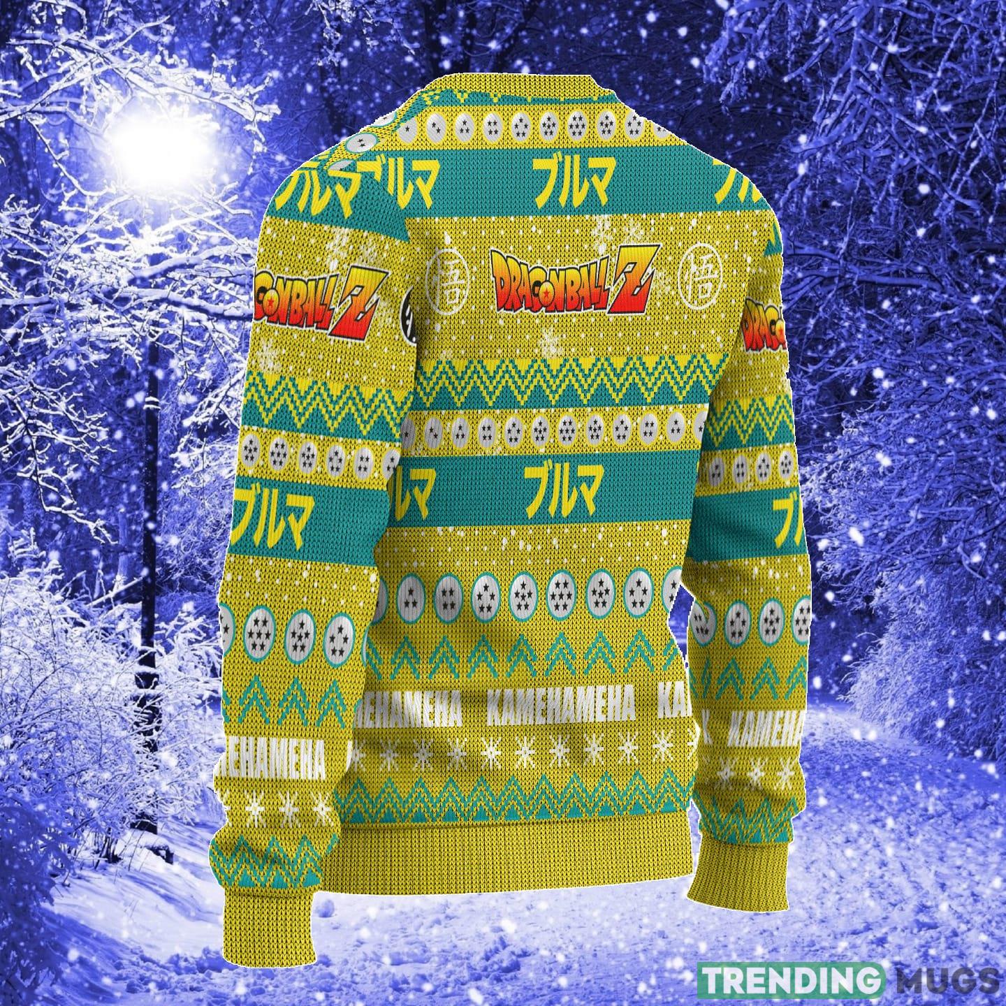 Bulma Anime Dragon Ball Z Xmas Women Mens Ugly Christmas Sweater 3D Sweater Bulma Anime Dragon Ball Z Xmas Women Mens Ugly Christmas Sweater 3D Sweater