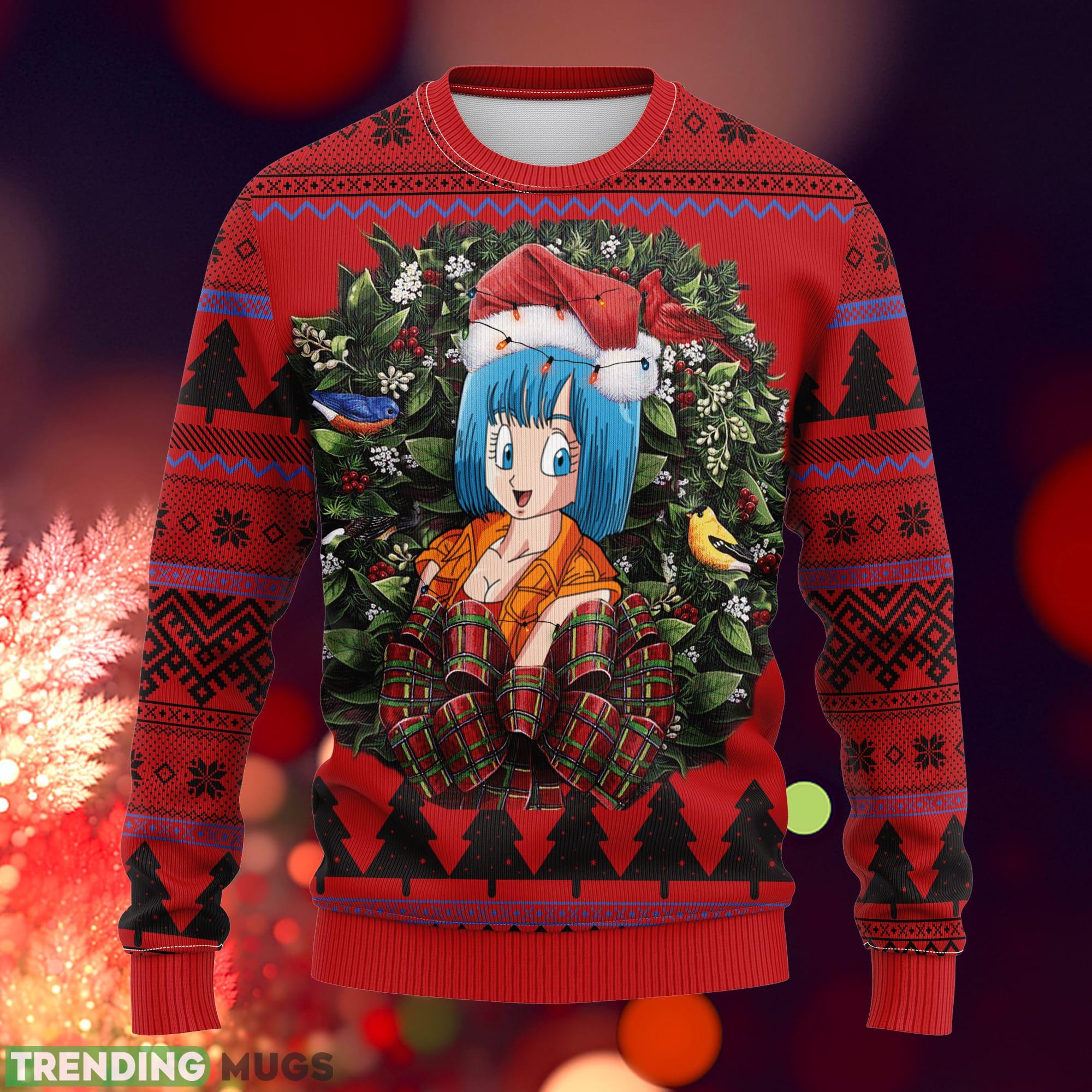 Bulma Goku Dragon Ball Noel Ideas Ugly Christmas Sweater Gift Thanksgiving - Bulma Goku Dragon Ball Noel Ideas Ugly Christmas Sweater Gift Thanksgiving_1 Bulma Goku Dragon Ball Noel Ideas Ugly Christmas Sweater Gift Thanksgiving - Bulma Goku Dragon Ball Noel Ideas Ugly Christmas Sweater Gift Thanksgiving_1