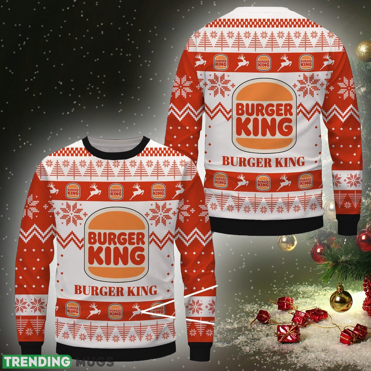 Burger King Merry Ugly Christmas Sweater Gift For Men Women - Burger King Merry Ugly Christmas Sweater Gift For Men Women Burger King Merry Ugly Christmas Sweater Gift For Men Women - Burger King Merry Ugly Christmas Sweater Gift For Men Women
