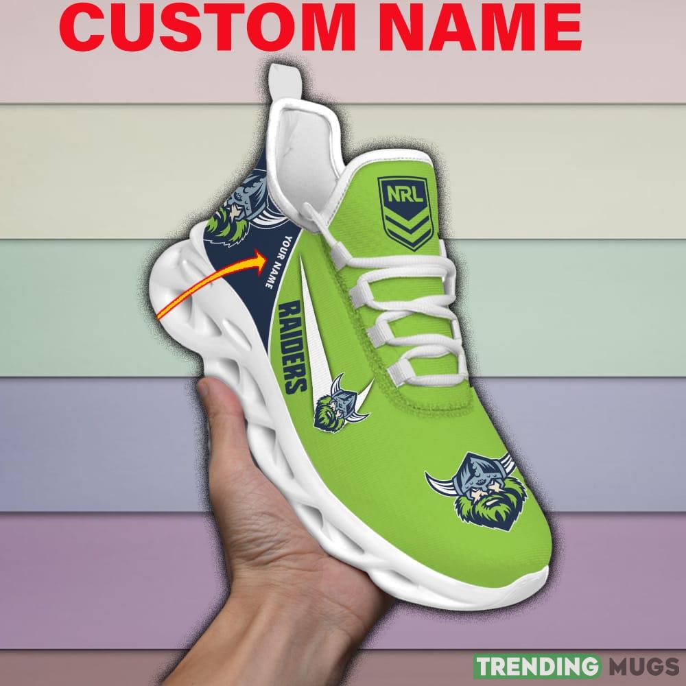 Canberra Raiders NRL MAX SOUL SHOES Custom Name For Men And Women Running Sneakers Max Soul Canberra Raiders NRL MAX SOUL SHOES Custom Name For Men And Women Running Sneakers Max Soul