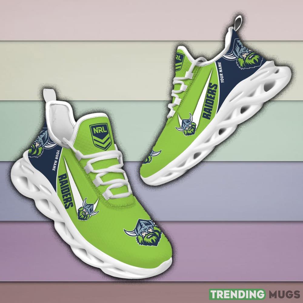 Canberra Raiders NRL MAX SOUL SHOES Custom Name For Men And Women Running Sneakers Max Soul Canberra Raiders NRL MAX SOUL SHOES Custom Name For Men And Women Running Sneakers Max Soul