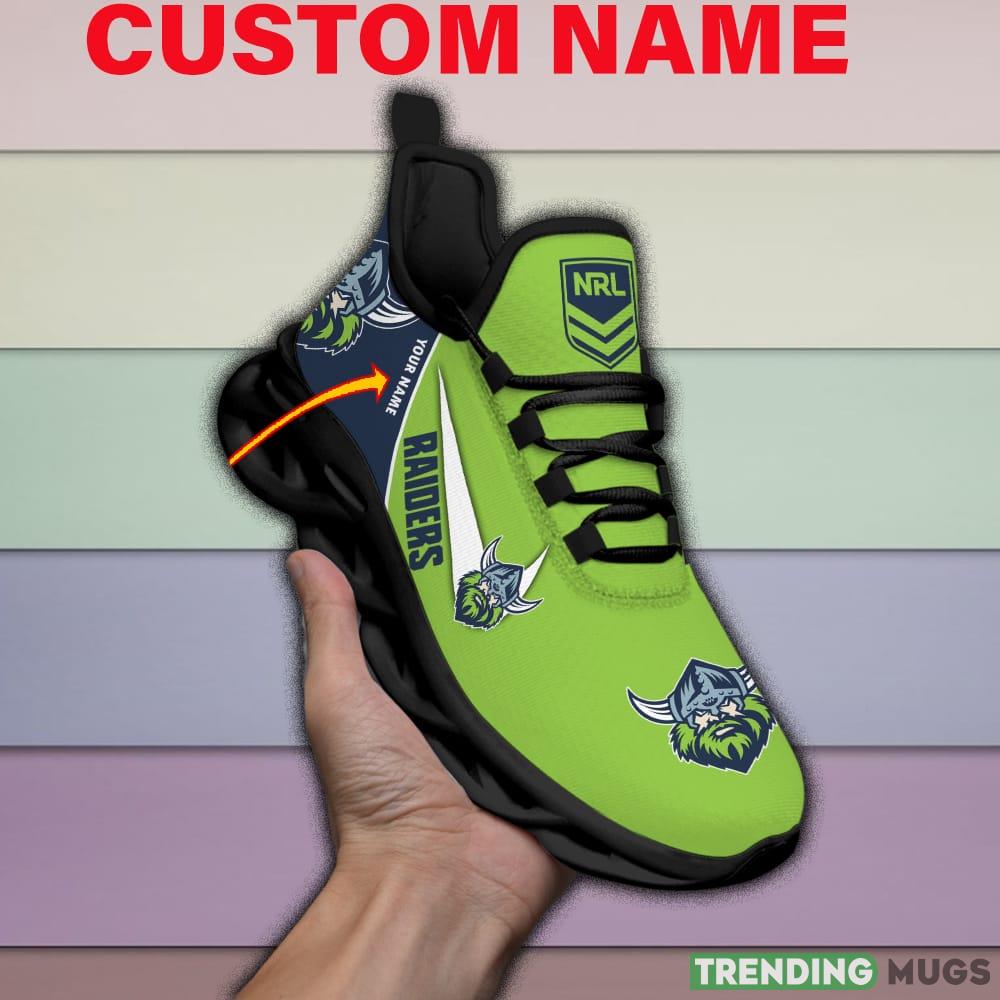 Canberra Raiders NRL MAX SOUL SHOES Custom Name For Men And Women Running Sneakers - Canberra Raiders-Personalized NRL MAX SOUL SHOES_1 Canberra Raiders NRL MAX SOUL SHOES Custom Name For Men And Women Running Sneakers - Canberra Raiders-Personalized NRL MAX SOUL SHOES_1