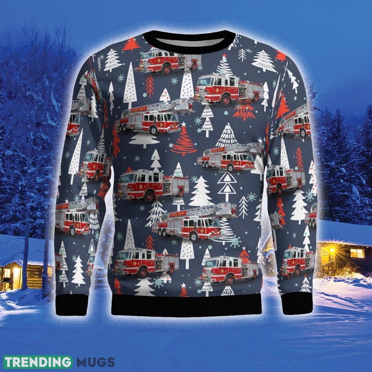 Cape May New Jersey Cape May Fire Department 3D Sweater For Men And Women Gift For Christmas 3D Sweater Cape May New Jersey Cape May Fire Department 3D Sweater For Men And Women Gift For Christmas 3D Sweater