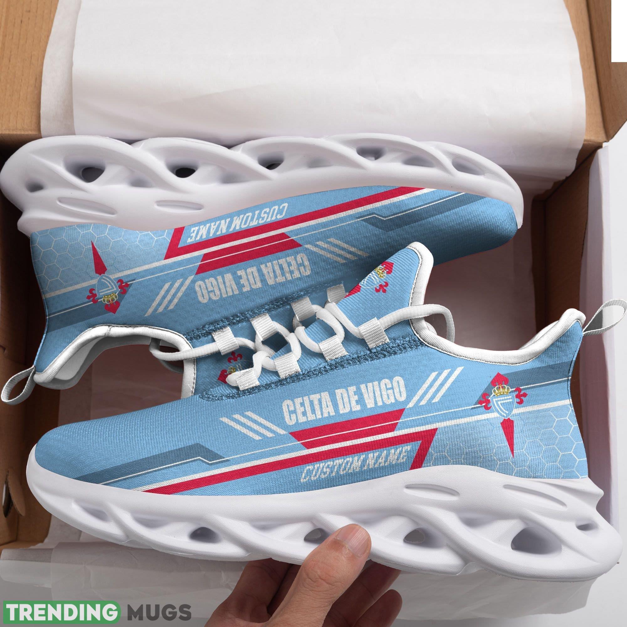 Celta de Vigo Logo Running Sneaker Custom Name Max Soul Shoes - Celta de Vigo Logo Pattern Custom Name 3D Max Soul Sneaker Shoes_1 Celta de Vigo Logo Running Sneaker Custom Name Max Soul Shoes - Celta de Vigo Logo Pattern Custom Name 3D Max Soul Sneaker Shoes_1