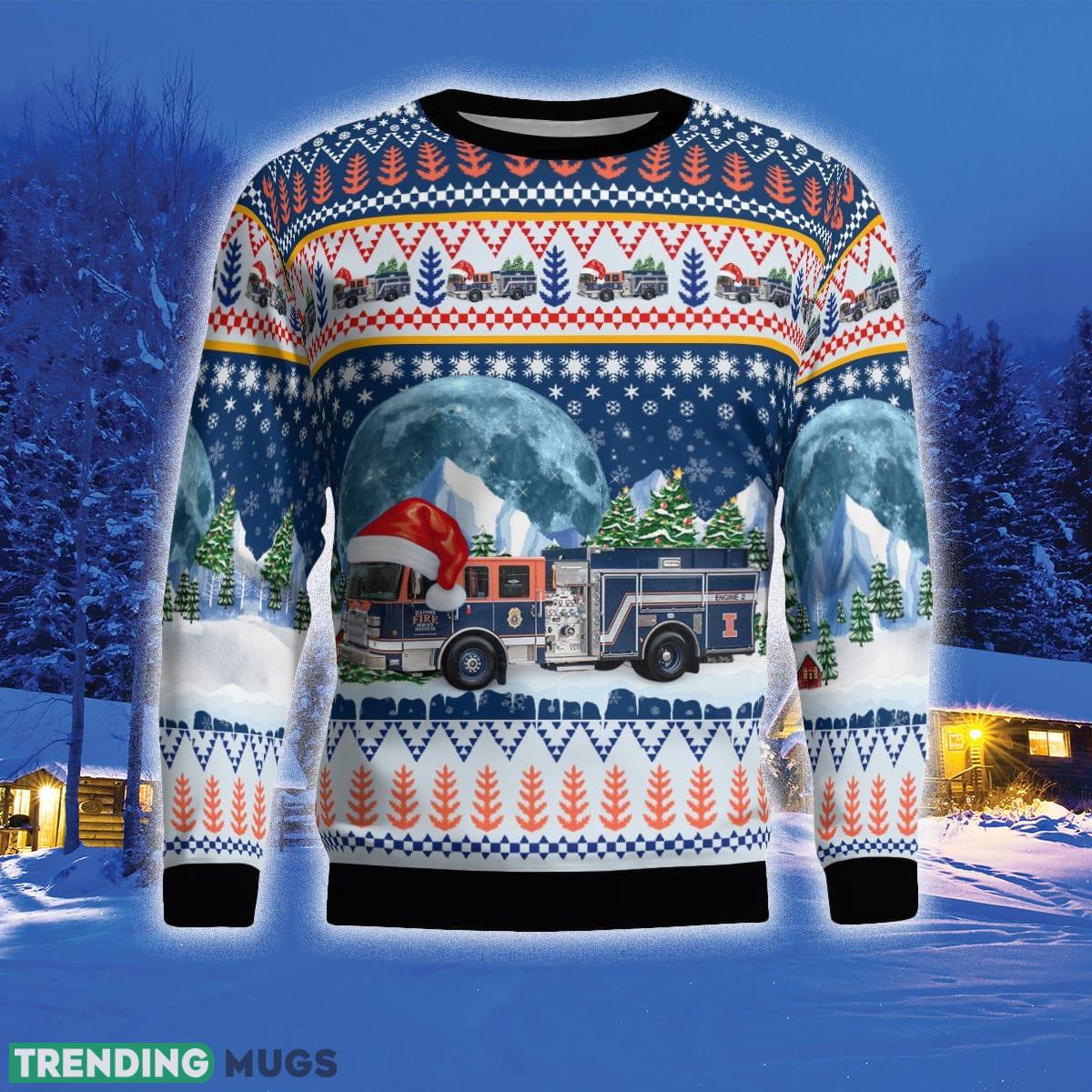 Champaign Illinois Illinois Fire Service Institute 3D Sweater For Men And Women Gift For Christmas 3D Sweater Champaign Illinois Illinois Fire Service Institute 3D Sweater For Men And Women Gift For Christmas 3D Sweater