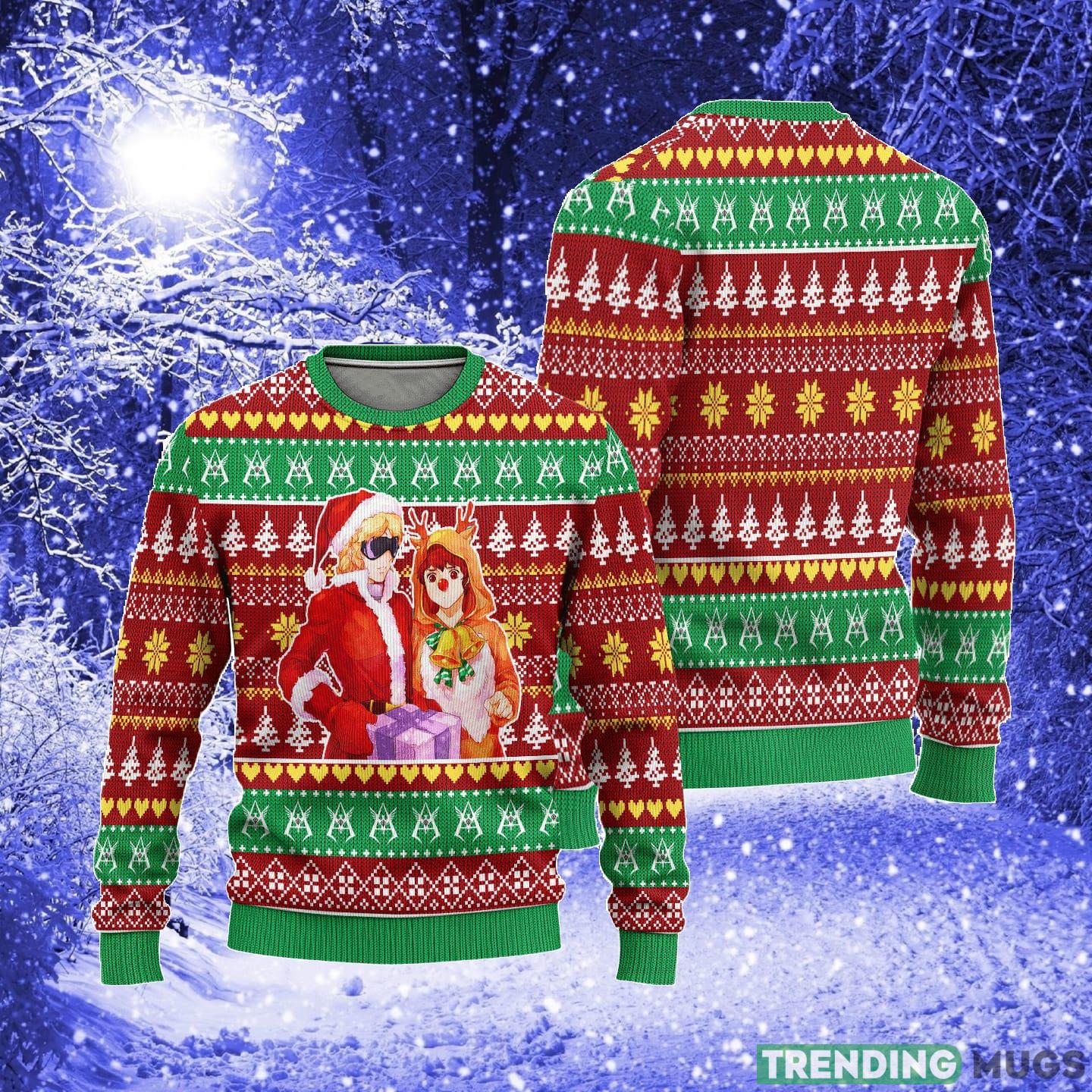 Char Aznable Anime Custom Gundam Xmas Women Mens Ugly Christmas Sweater 3D Sweater Char Aznable Anime Custom Gundam Xmas Women Mens Ugly Christmas Sweater 3D Sweater