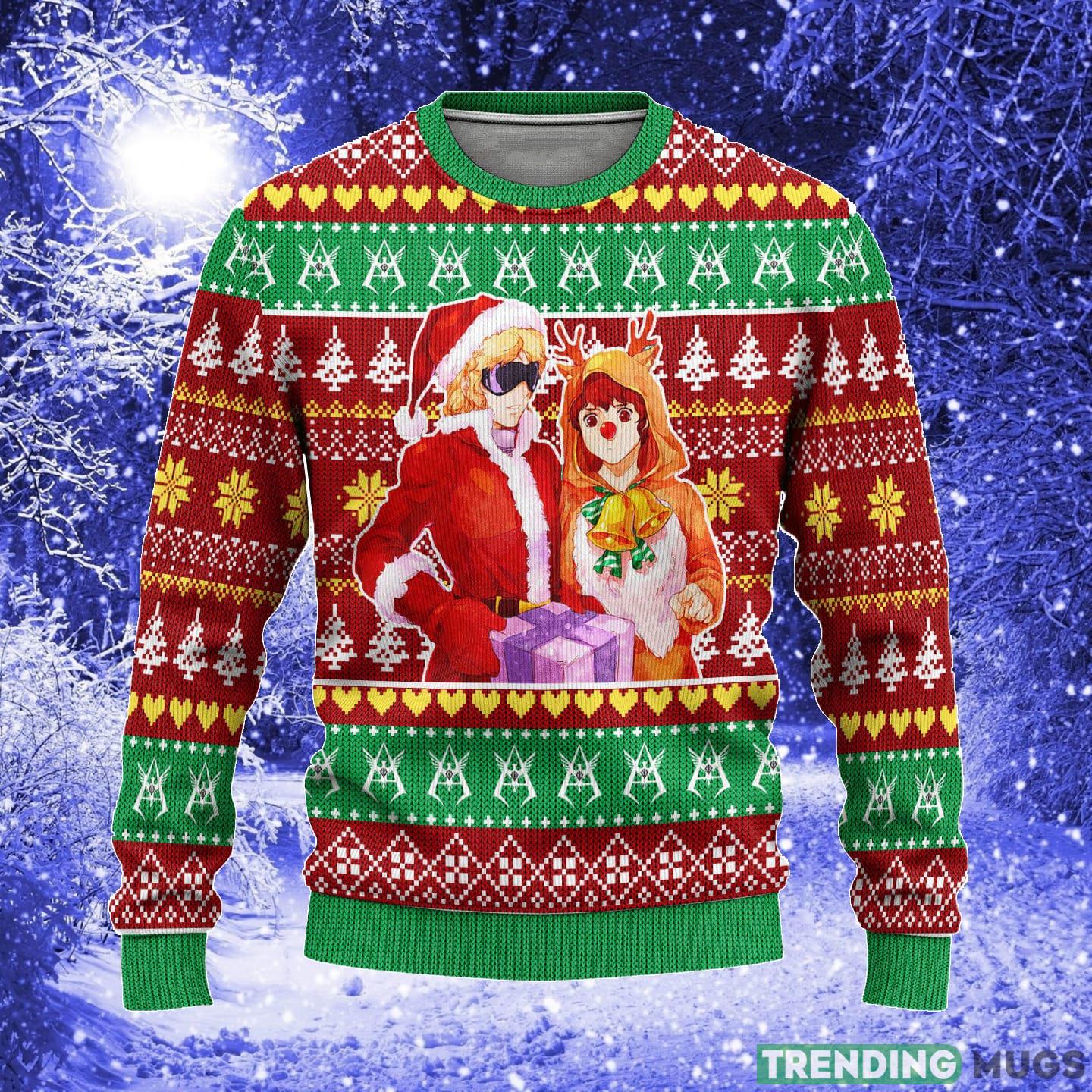 Char Aznable Anime Custom Gundam Xmas Women Mens Ugly Christmas Sweater - Char Aznable Anime Ugly Christmas Sweater Custom Gundam Xmas Gift_1 Char Aznable Anime Custom Gundam Xmas Women Mens Ugly Christmas Sweater - Char Aznable Anime Ugly Christmas Sweater Custom Gundam Xmas Gift_1