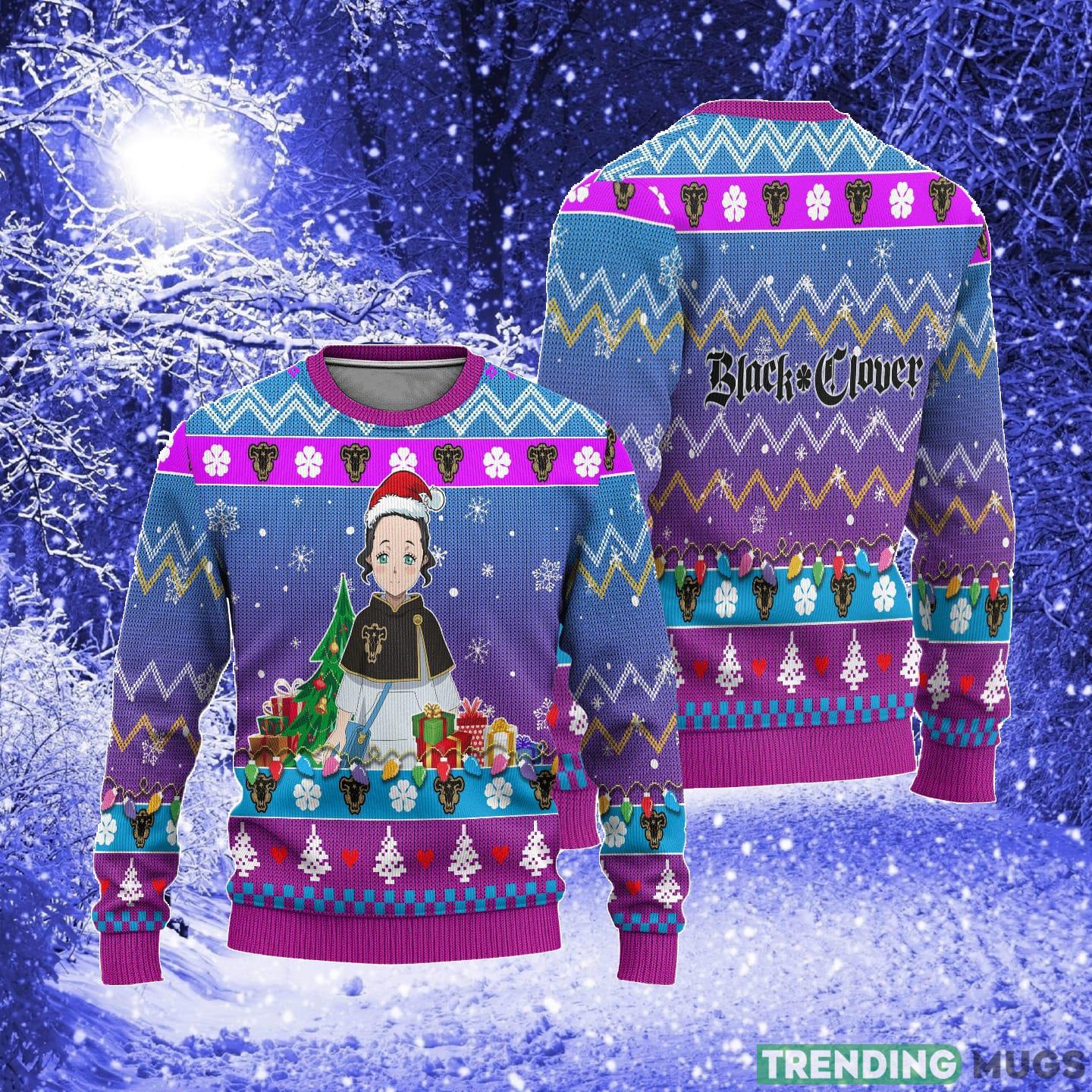Charmy Pappitson Anime Black Clover Xmas Women Mens Ugly Christmas Sweater 3D Sweater Charmy Pappitson Anime Black Clover Xmas Women Mens Ugly Christmas Sweater 3D Sweater