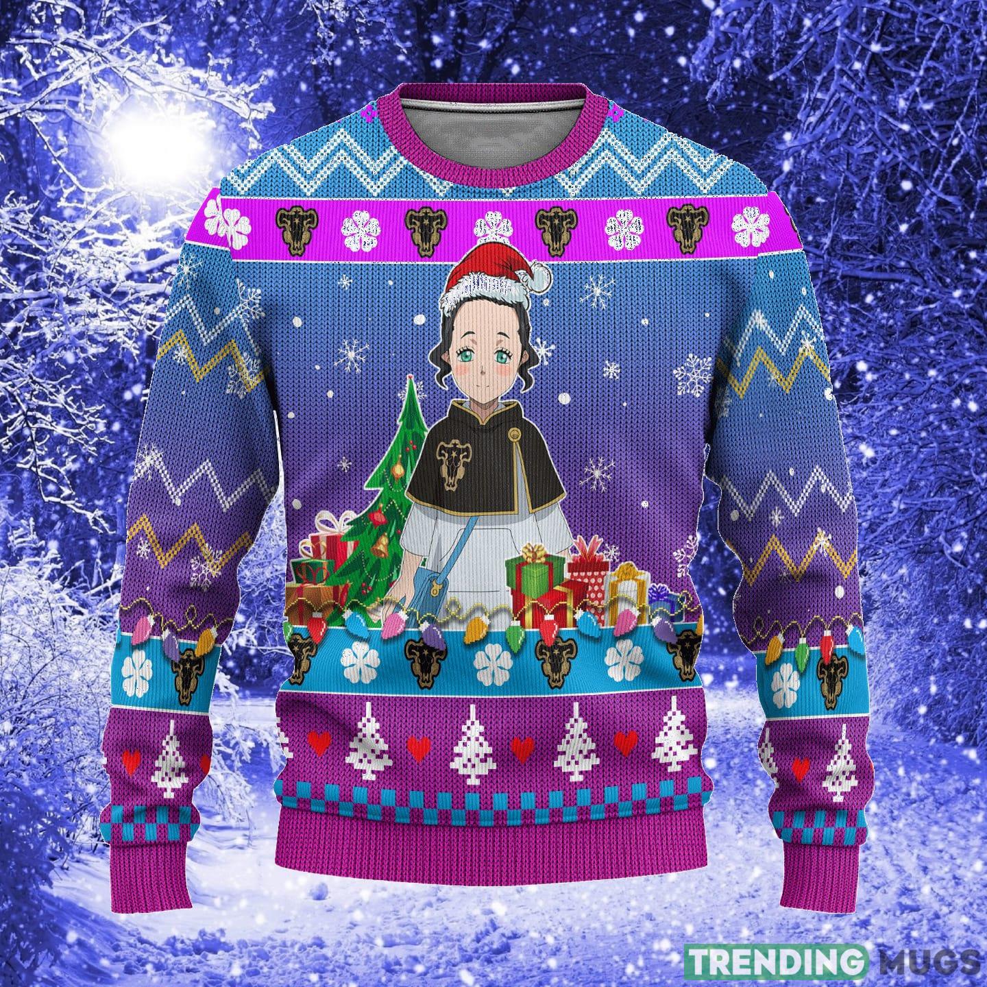 Charmy Pappitson Anime Black Clover Xmas Women Mens Ugly Christmas Sweater - Charmy Pappitson Anime Ugly Christmas Sweater Black Clover Xmas Gift_1 Charmy Pappitson Anime Black Clover Xmas Women Mens Ugly Christmas Sweater - Charmy Pappitson Anime Ugly Christmas Sweater Black Clover Xmas Gift_1
