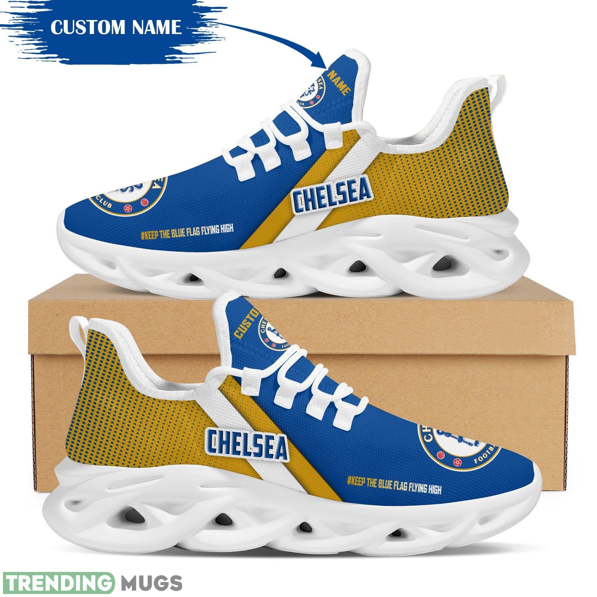 Chelsea Logo Custom Name Running Sneaker Max Soul Shoes - Chelsea Logo Custom Name Pattern 3D Max Soul Sneaker Shoes_1 Chelsea Logo Custom Name Running Sneaker Max Soul Shoes - Chelsea Logo Custom Name Pattern 3D Max Soul Sneaker Shoes_1