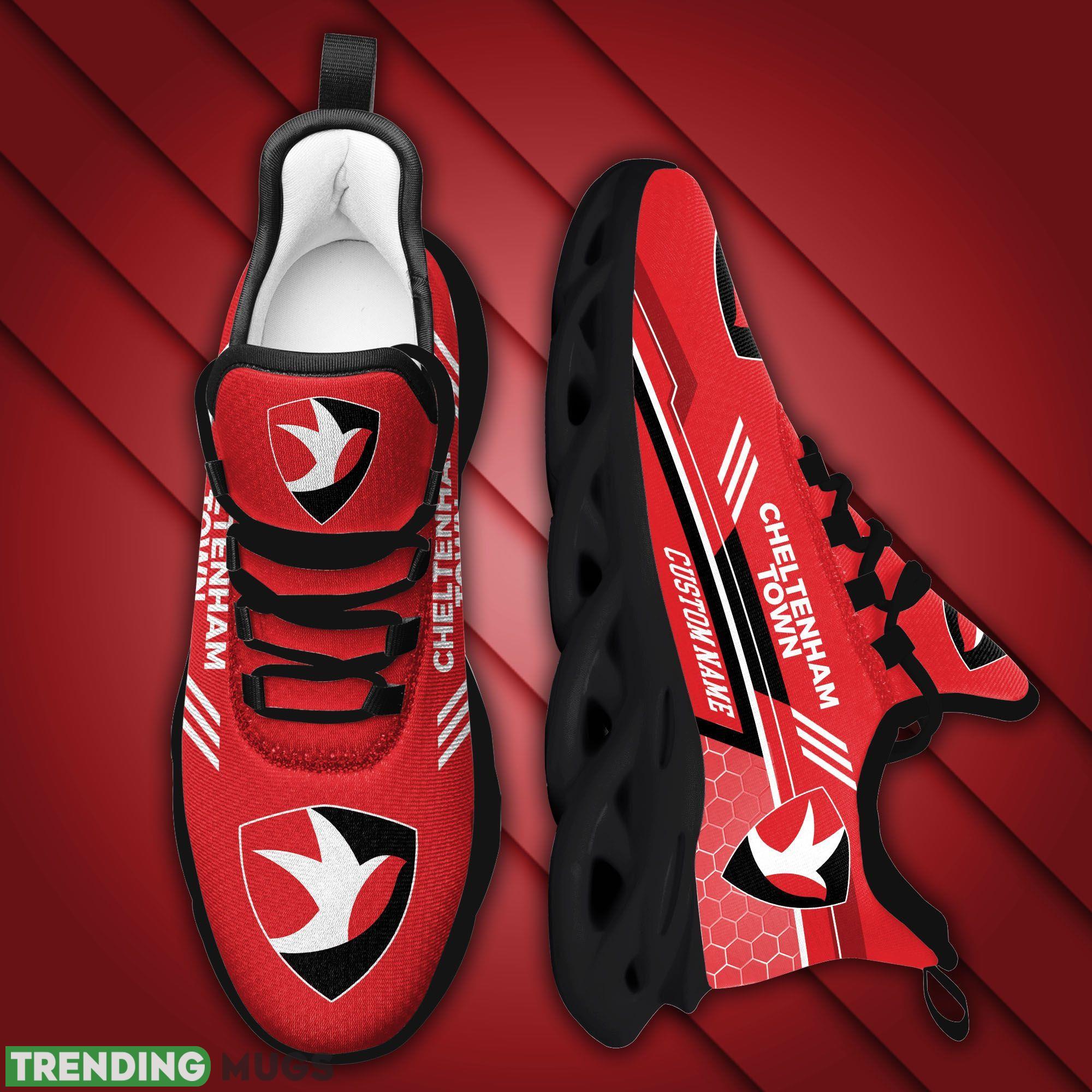 Cheltenham Town Logo Beehive Running Sneaker Custom Name Max Soul Shoes Max Soul Cheltenham Town Logo Beehive Running Sneaker Custom Name Max Soul Shoes Max Soul