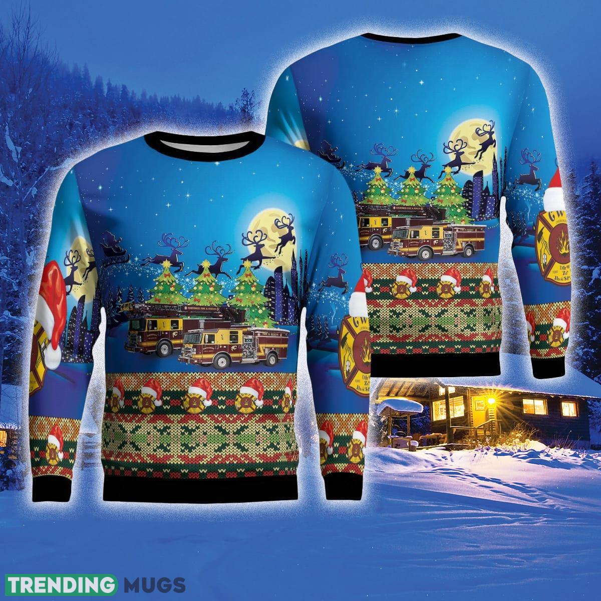 Cherokee North Carolina Cherokee Fire Rescue 3D Sweater For Men And Women Gift For Christmas - Cherokee, North Carolina, Cherokee Fire Rescue Ugly Sweater_1 Cherokee North Carolina Cherokee Fire Rescue 3D Sweater For Men And Women Gift For Christmas - Cherokee, North Carolina, Cherokee Fire Rescue Ugly Sweater_1