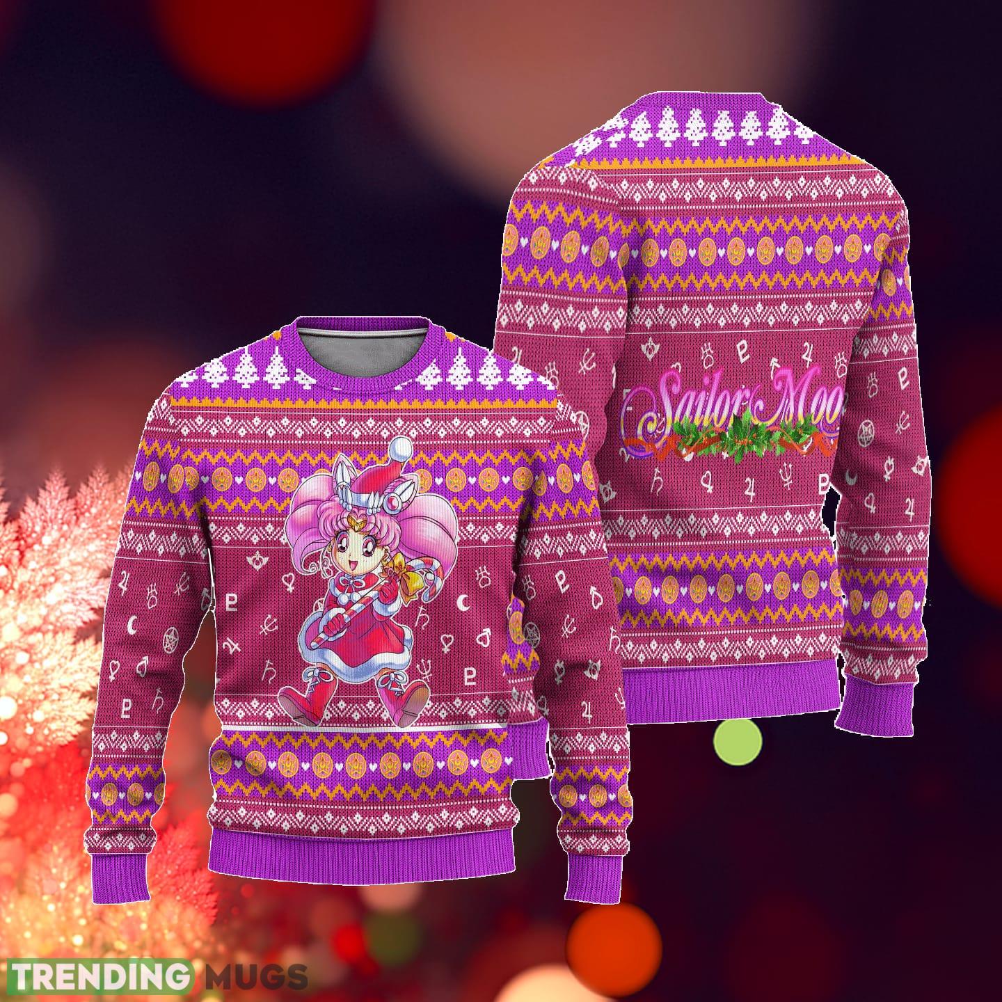 Chibiusa Tsukino Sailor Moon Anime Xmas Ideas Ugly Christmas Sweater Gift Thanksgiving 3D Sweater Chibiusa Tsukino Sailor Moon Anime Xmas Ideas Ugly Christmas Sweater Gift Thanksgiving 3D Sweater