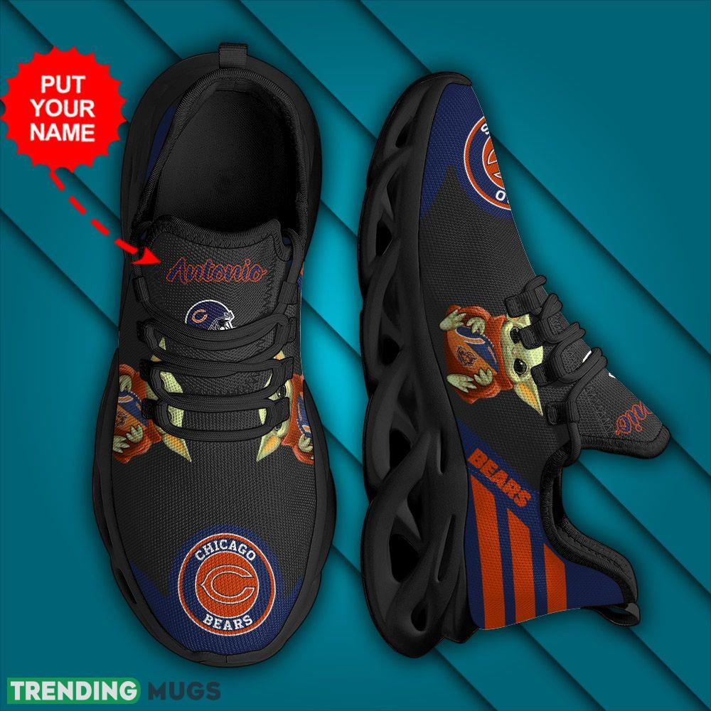 Chicago Bears Baby Yoda Logo Running Sneaker Custom Name Max Soul Shoes Max Soul Chicago Bears Baby Yoda Logo Running Sneaker Custom Name Max Soul Shoes Max Soul