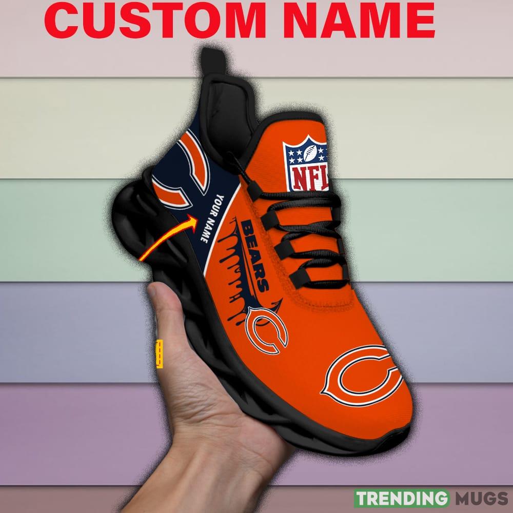 Chicago Bears Drip Logo NFL Max Soul Shoes Custom Name For Men And Women Running Sneakers Max Soul Chicago Bears Drip Logo NFL Max Soul Shoes Custom Name For Men And Women Running Sneakers Max Soul