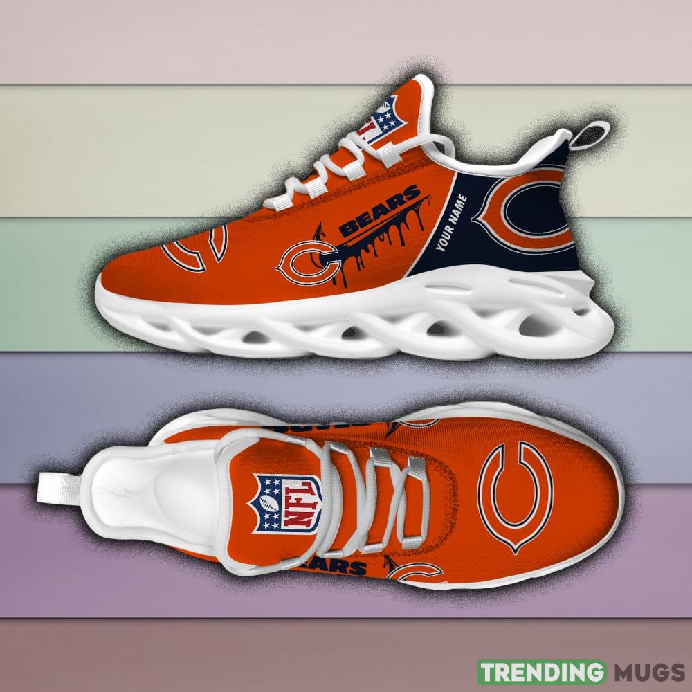 Chicago Bears Drip Logo NFL Max Soul Shoes Custom Name For Men And Women Running Sneakers Max Soul Chicago Bears Drip Logo NFL Max Soul Shoes Custom Name For Men And Women Running Sneakers Max Soul