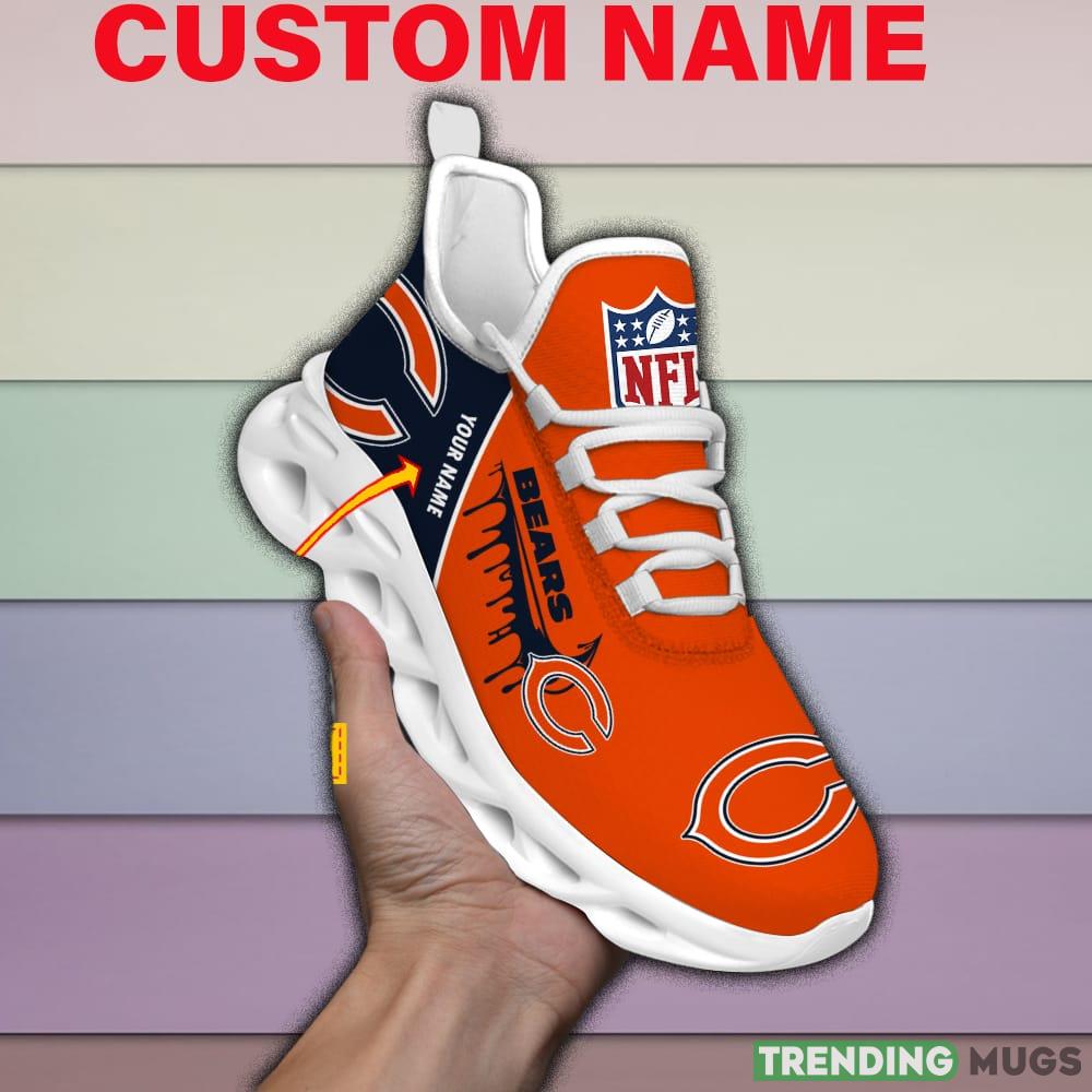 Chicago Bears Drip Logo NFL Max Soul Shoes Custom Name For Men And Women Running Sneakers - Chicago Bears-Drip Logo NFL Personalized Max Soul Shoes_1 Chicago Bears Drip Logo NFL Max Soul Shoes Custom Name For Men And Women Running Sneakers - Chicago Bears-Drip Logo NFL Personalized Max Soul Shoes_1
